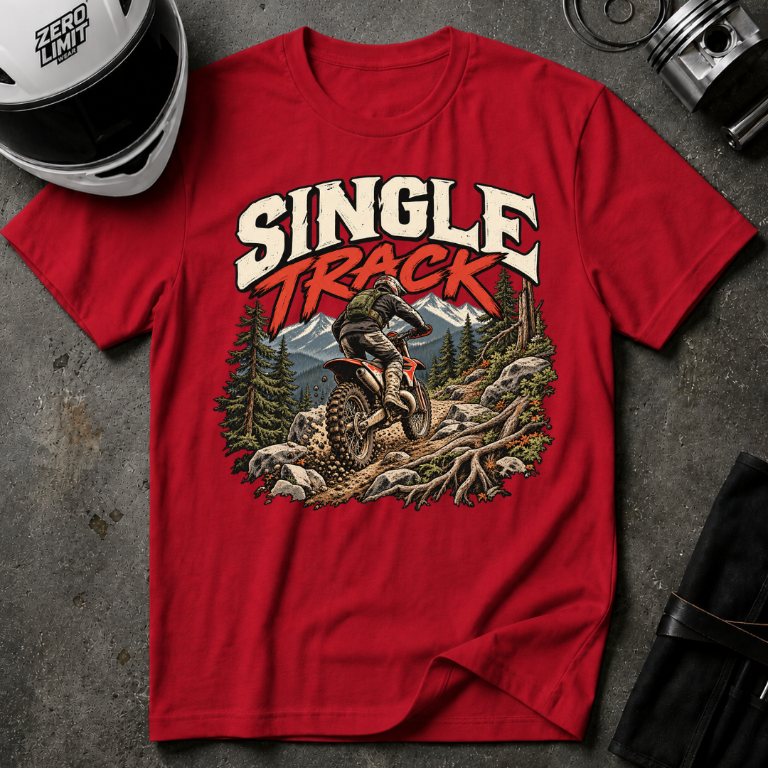 SINGLE TRACK HILLSIDE T-SHIRT
