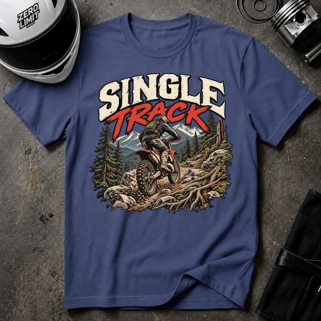 SINGLE TRACK HILLSIDE T-SHIRT
