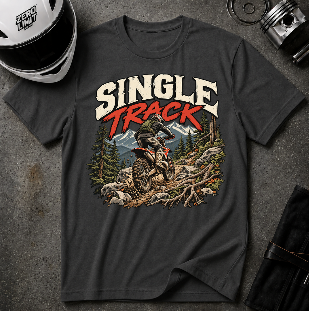 SINGLE TRACK HILLSIDE T-SHIRT