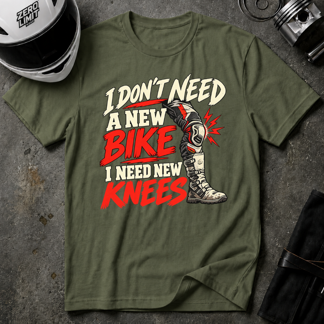 NEED NEW KNEES T-SHIRT