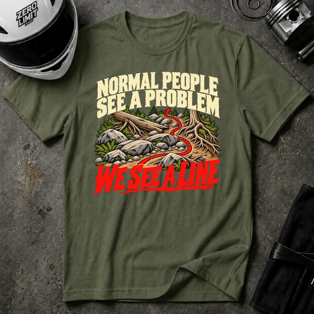 WE SEE A LINE T-SHIRT