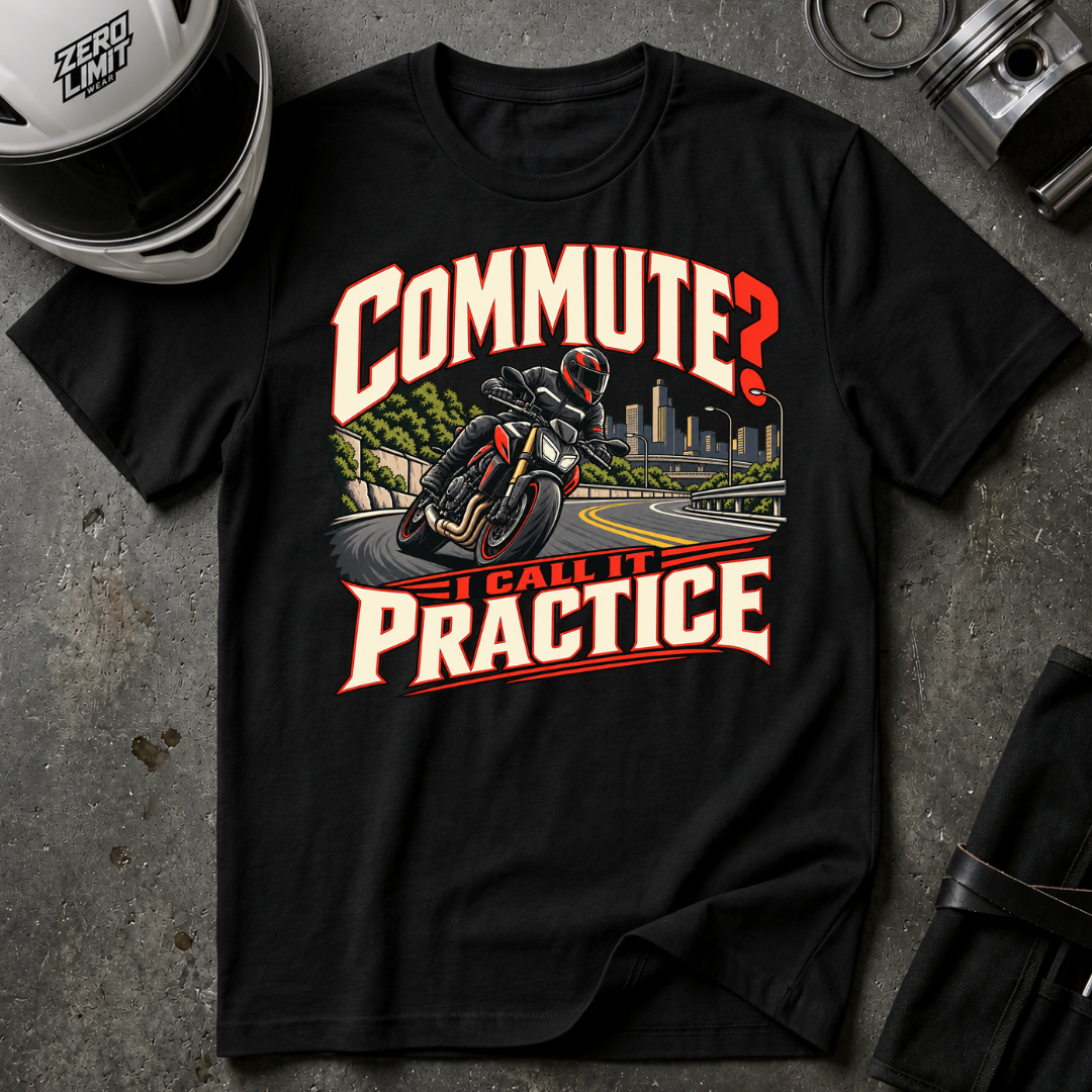 COMMUTE IS PRACTICE T-SHIRT