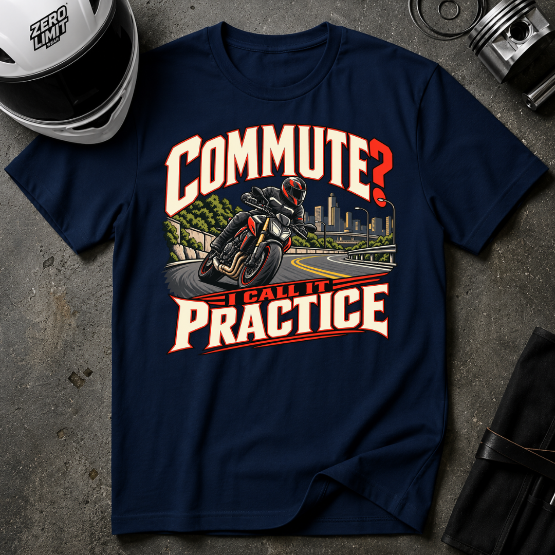 COMMUTE IS PRACTICE T-SHIRT