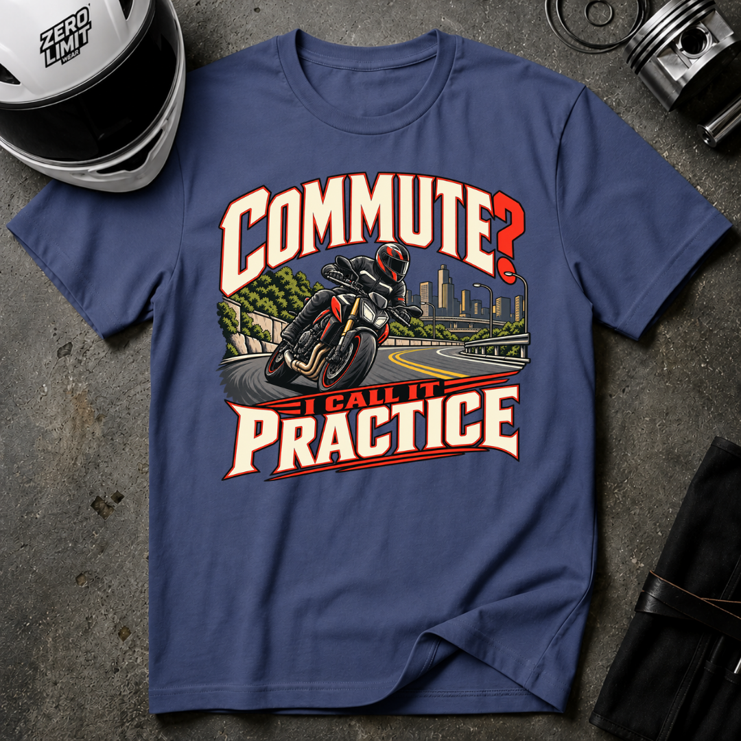 COMMUTE IS PRACTICE T-SHIRT