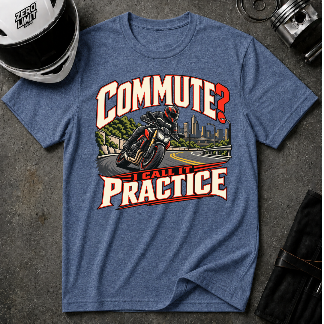 COMMUTE IS PRACTICE T-SHIRT