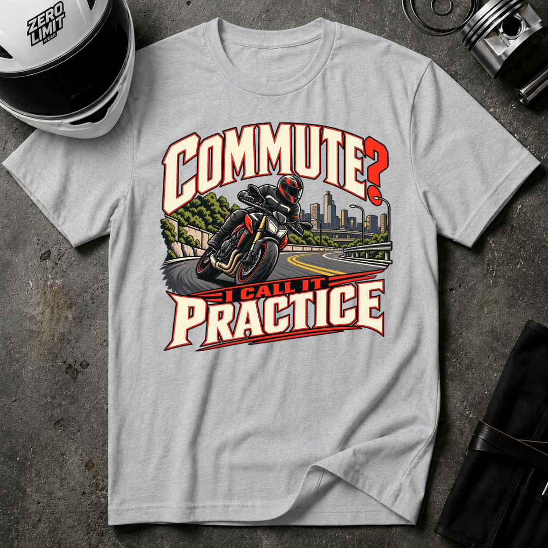 COMMUTE IS PRACTICE T-SHIRT