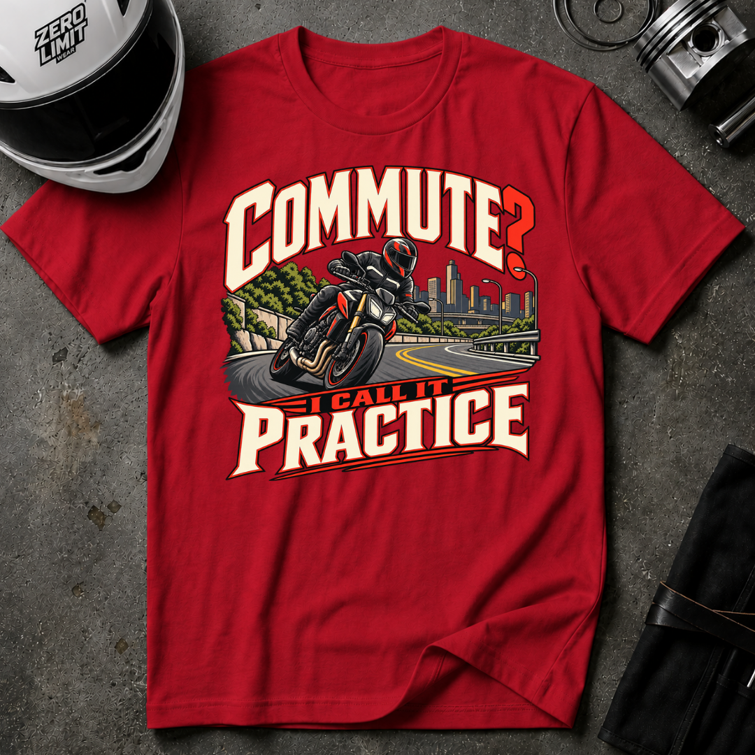 COMMUTE IS PRACTICE T-SHIRT