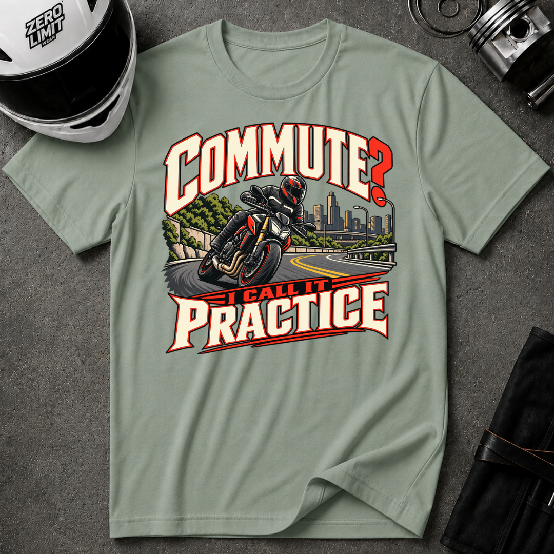 COMMUTE IS PRACTICE T-SHIRT