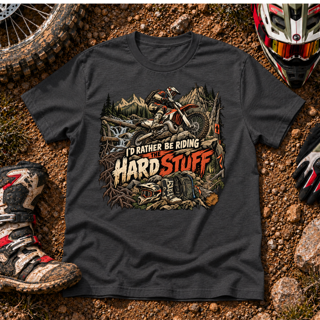 NEVER THE EASY WAY T-SHIRT