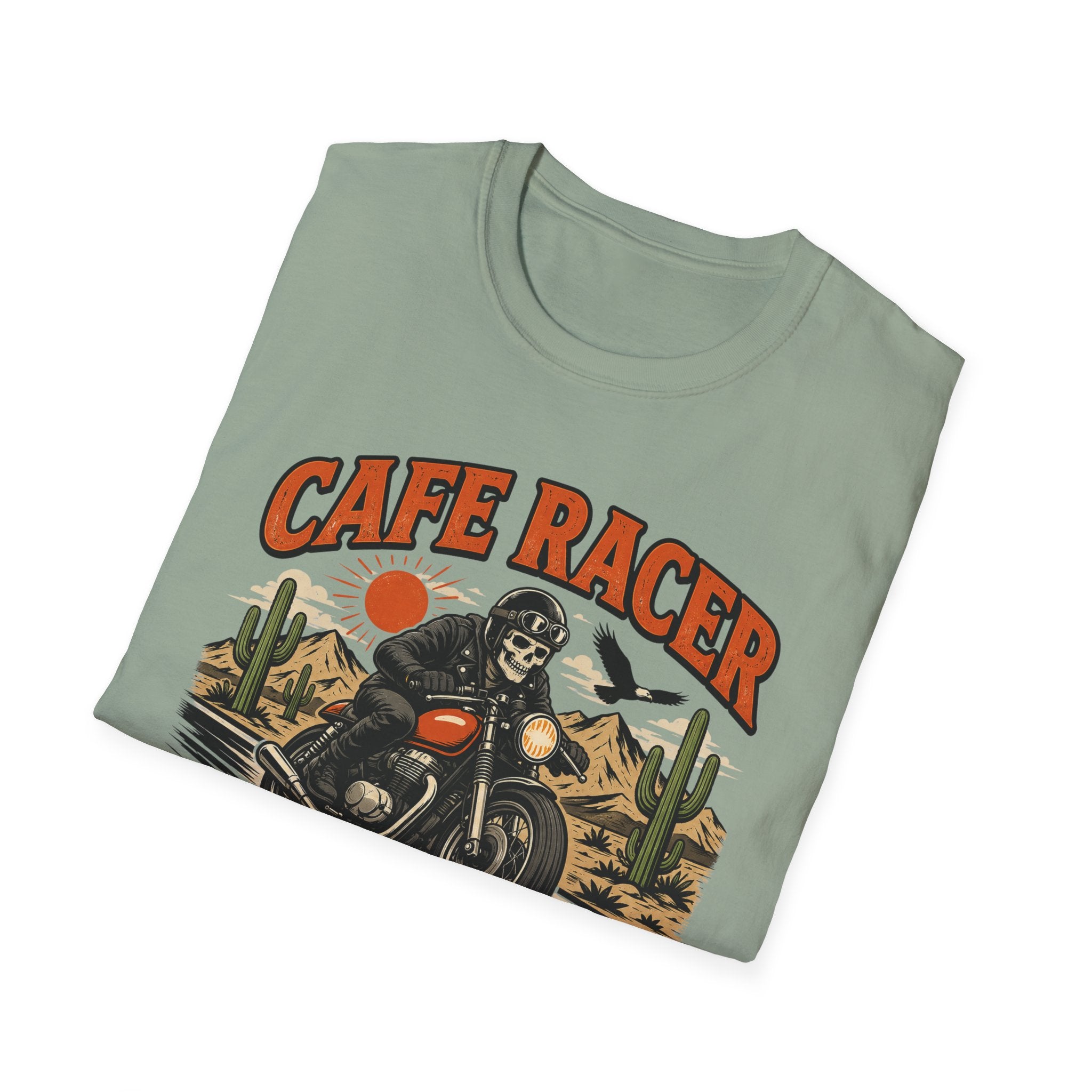 Cafe Racer Skull Club T-Shirt