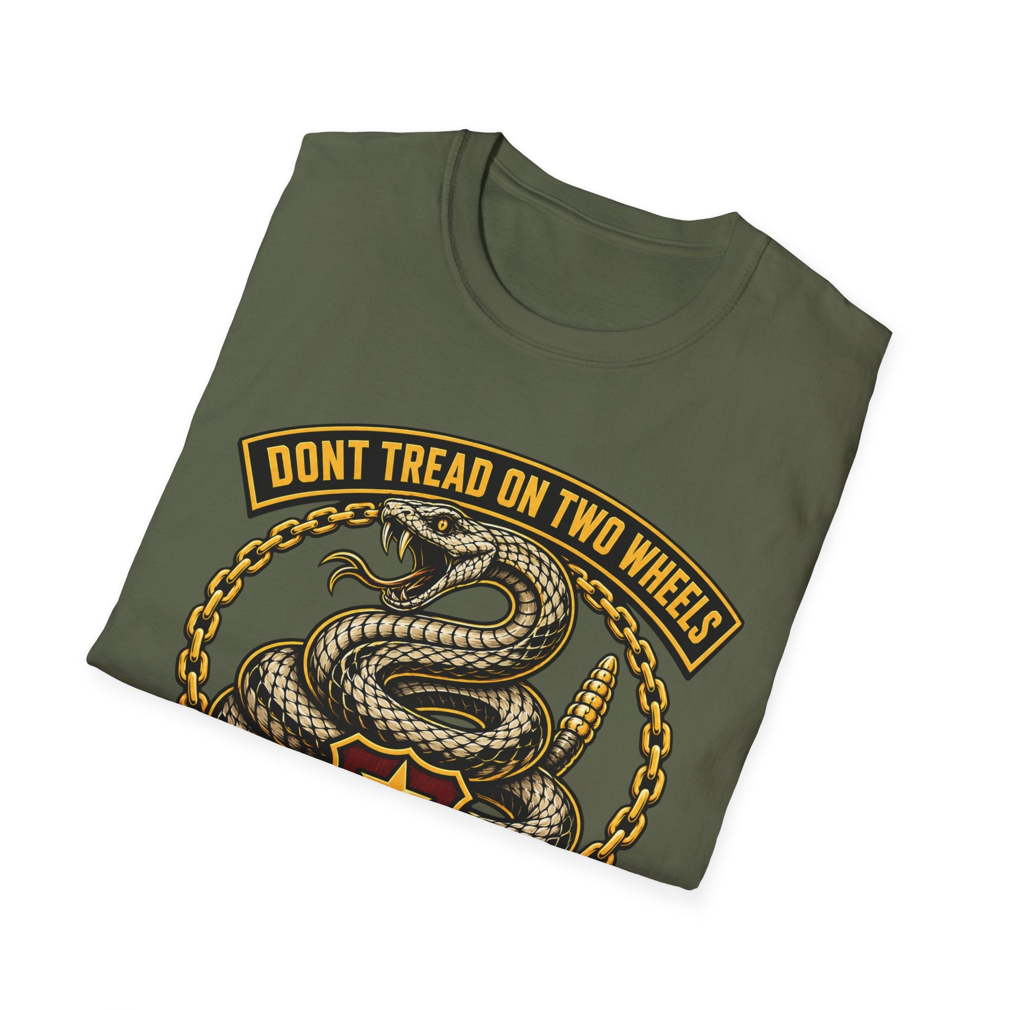 DON'T TREAD ON TWO WHEELS T-SHIRT