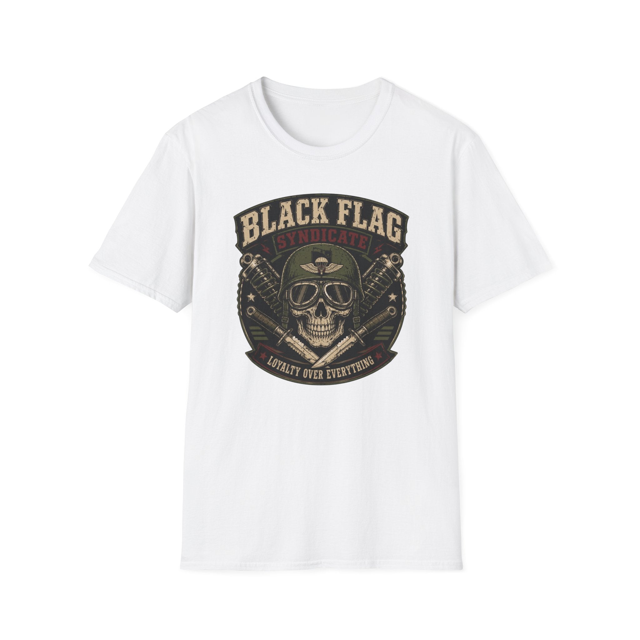 Black Flag Skull Patch T-Shirt