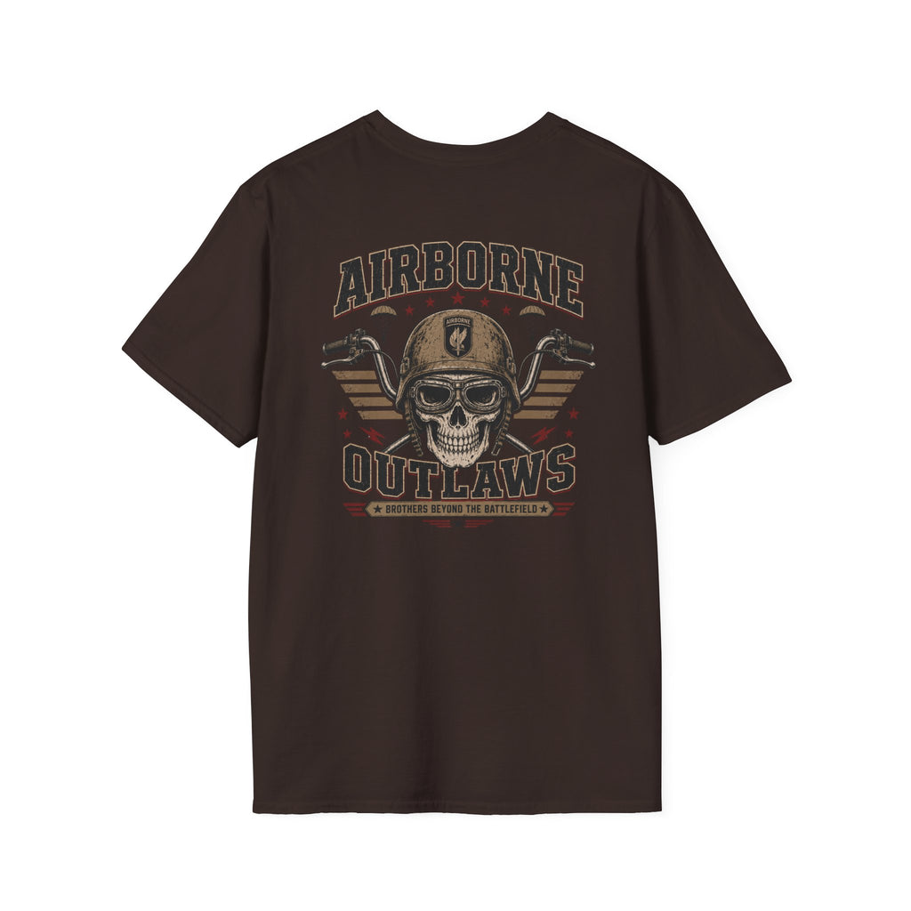 Airborne Outlaws Skull T-Shirt