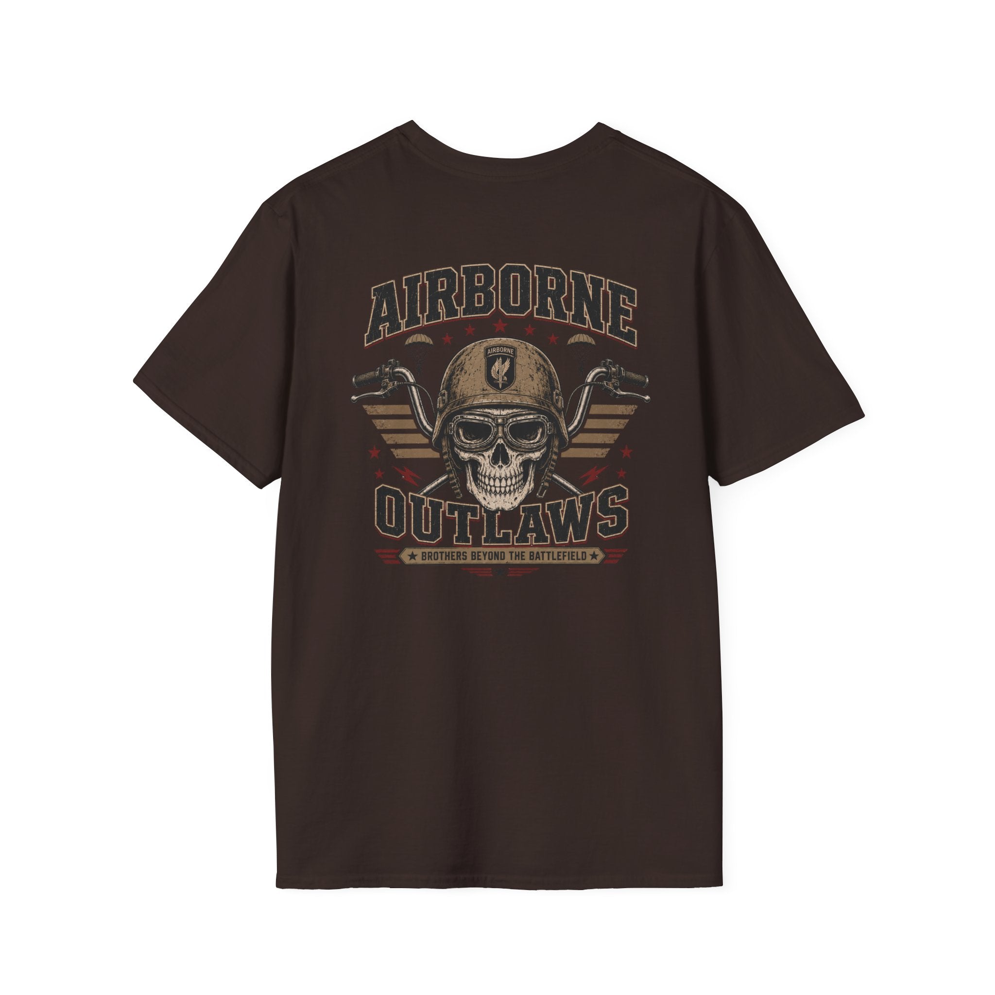Airborne Outlaws Skull T-Shirt