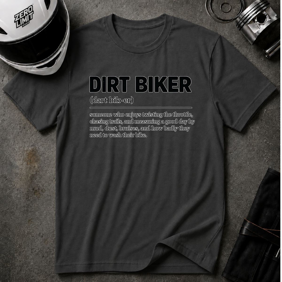 Dirt Biker Definition T-Shirt