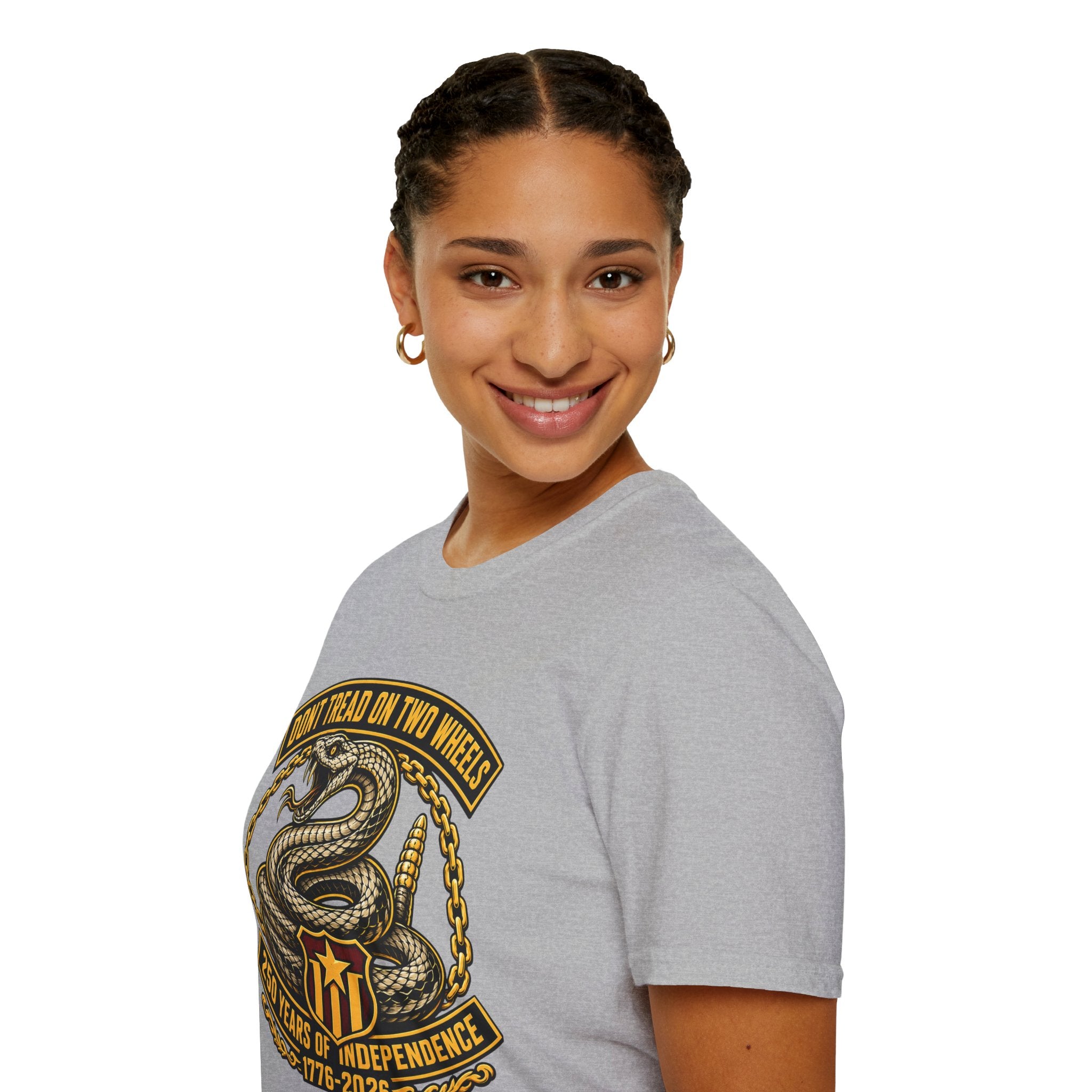 DON'T TREAD ON TWO WHEELS T-SHIRT