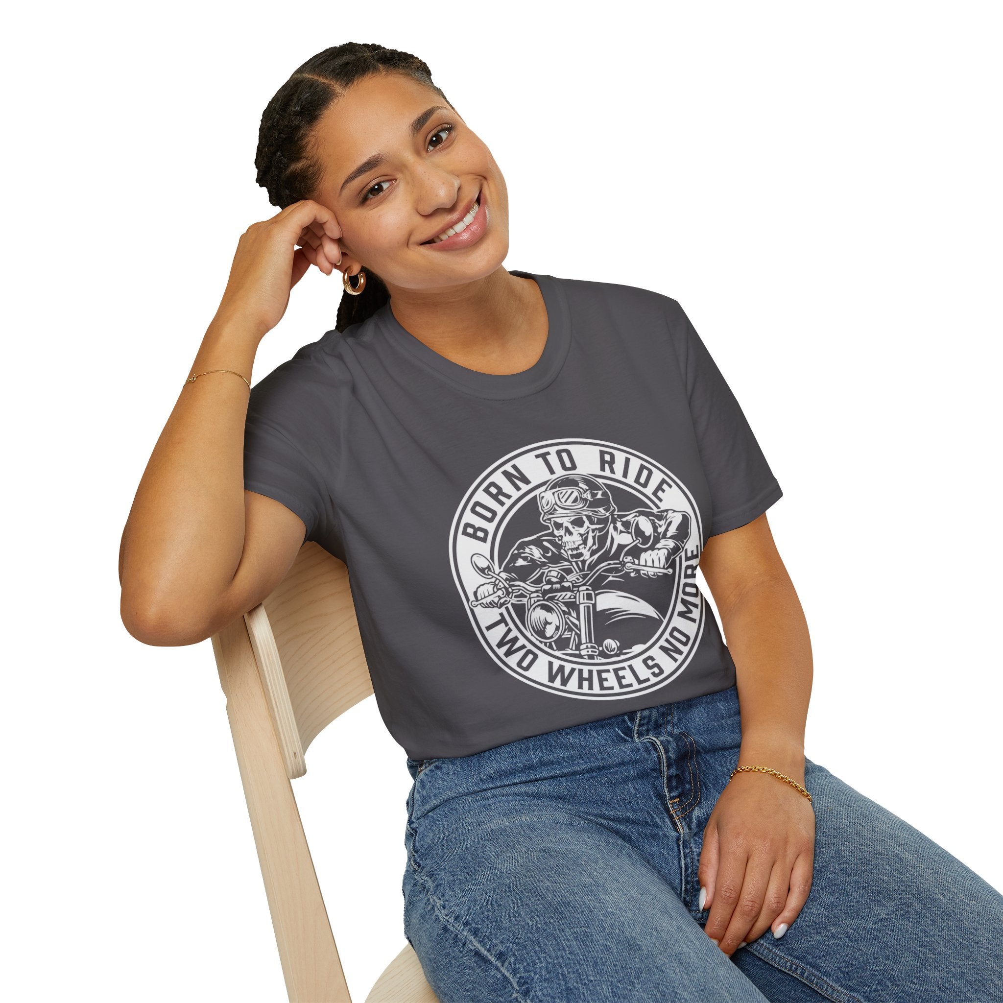 BORN TO RIDE TWO WHEELS, NO MORE T-Shirt