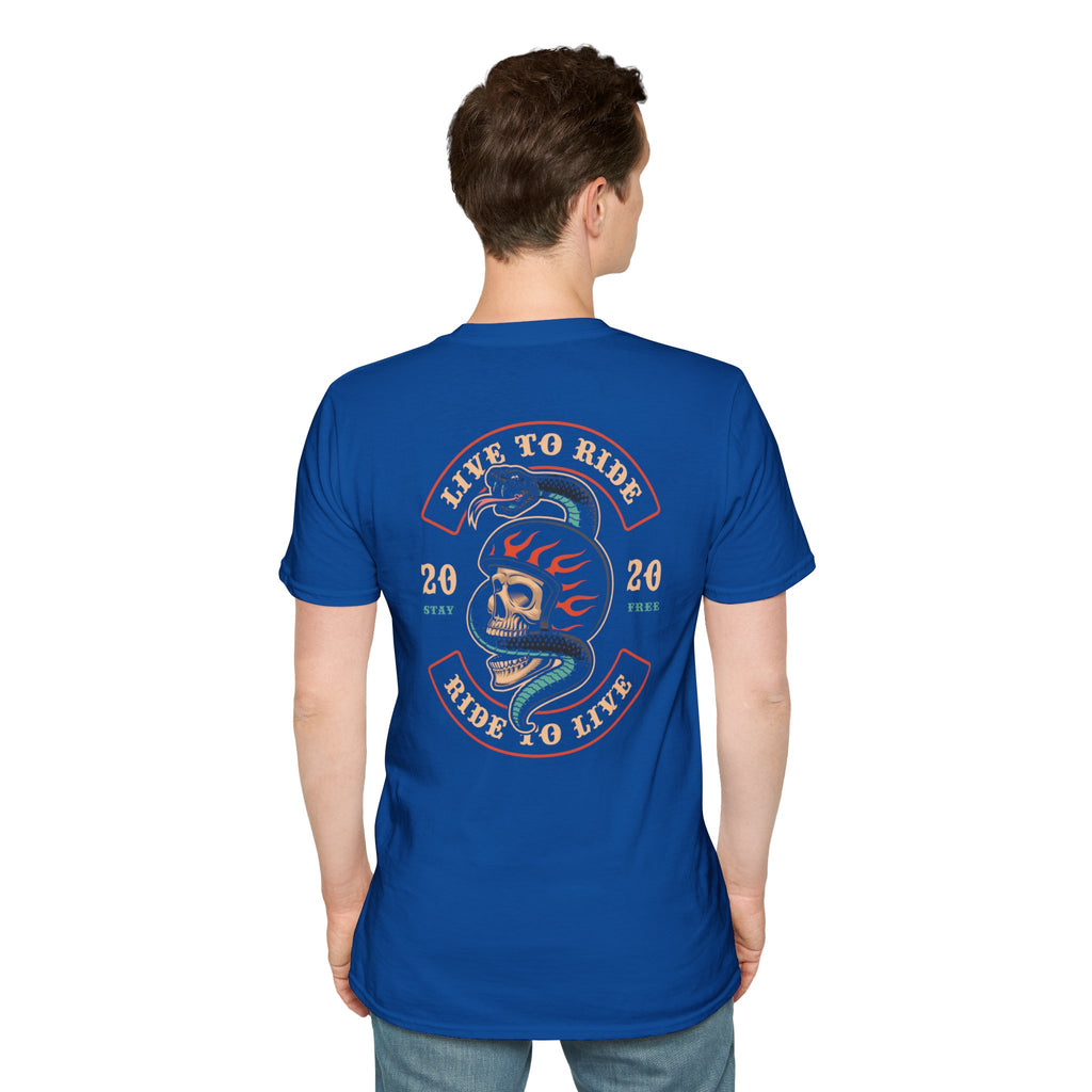 Live To Ride and Ride To Live Patch T-Shirt