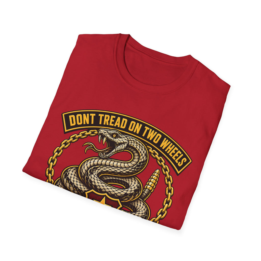 DON'T TREAD ON TWO WHEELS T-SHIRT