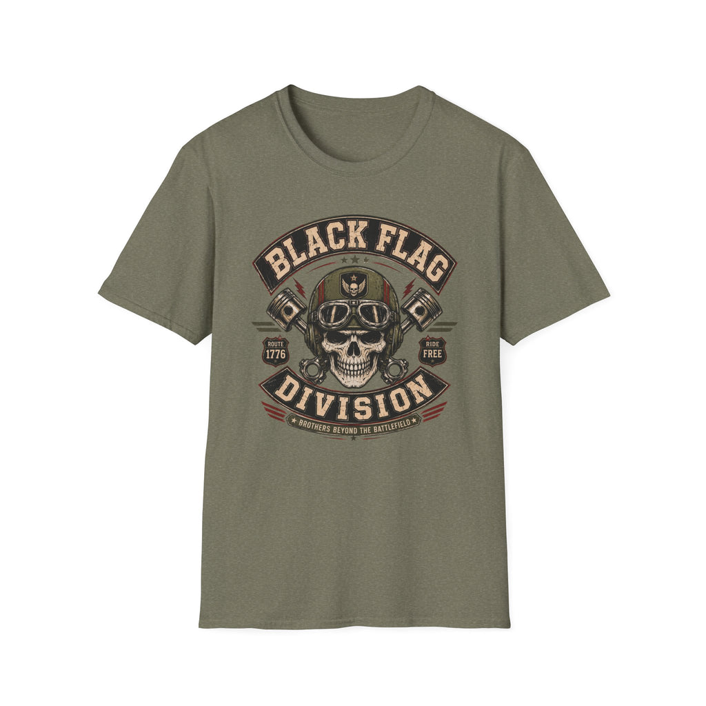 Black Flag Division Skull T-Shirt