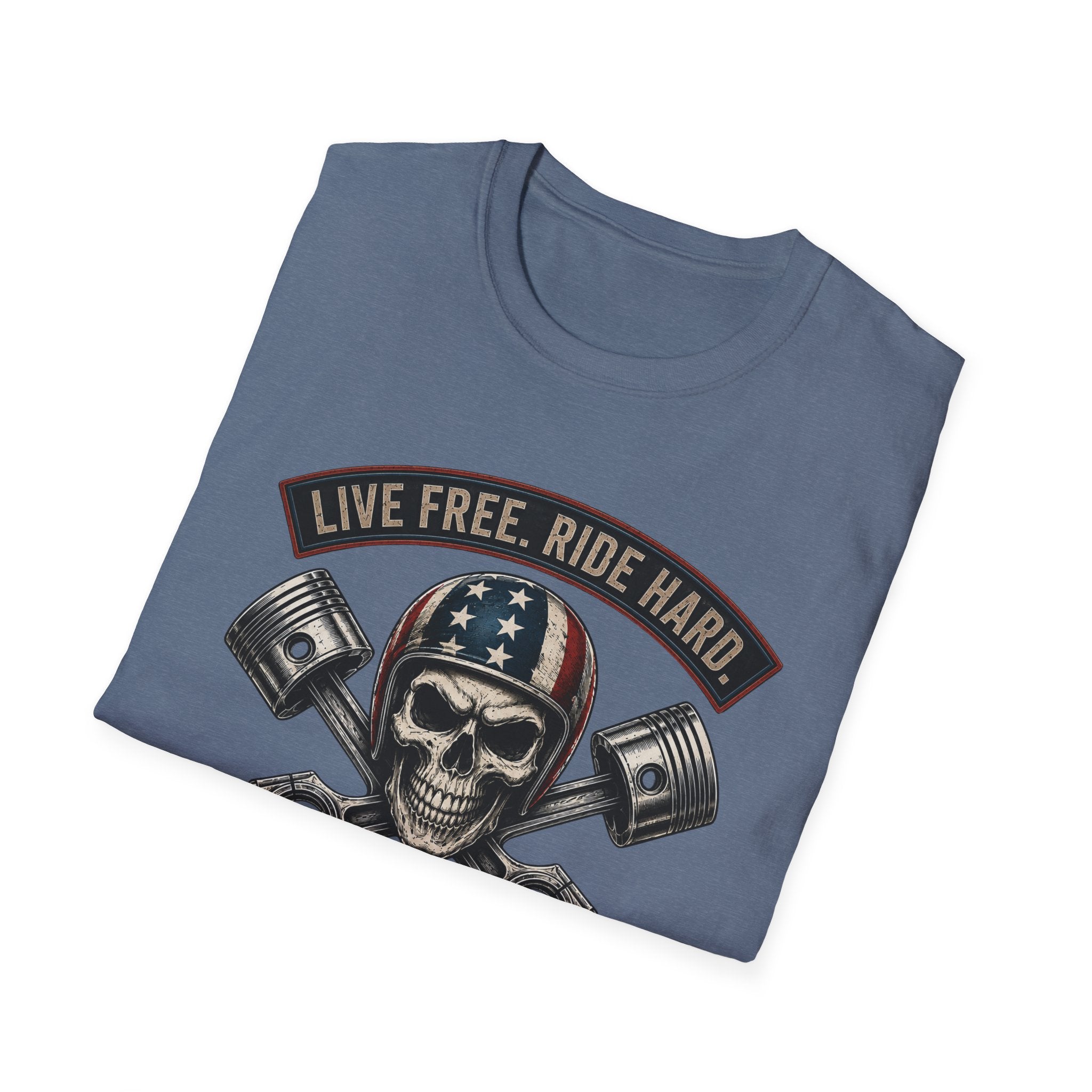 LIVE FREE RIDE HARD - 250TH ANNIVERSARY T-SHIRT