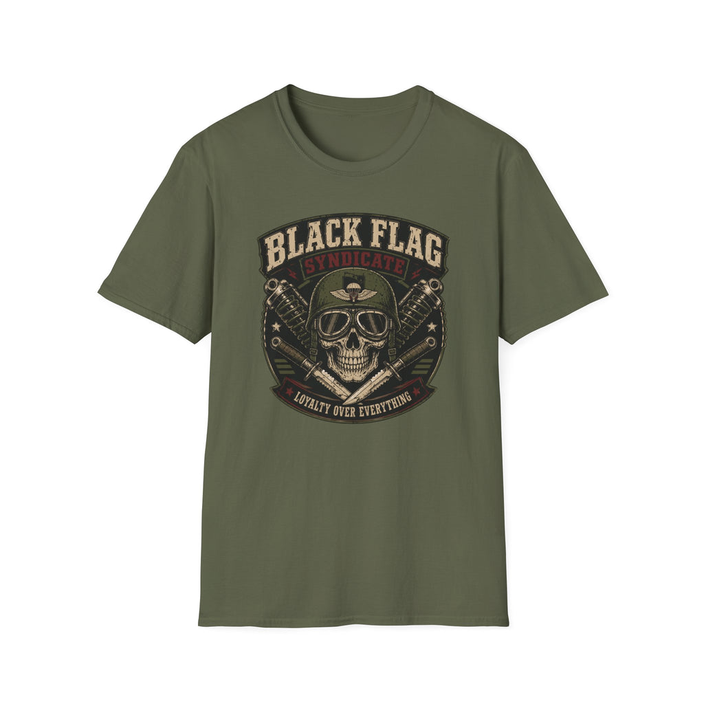Black Flag Skull Patch T-Shirt