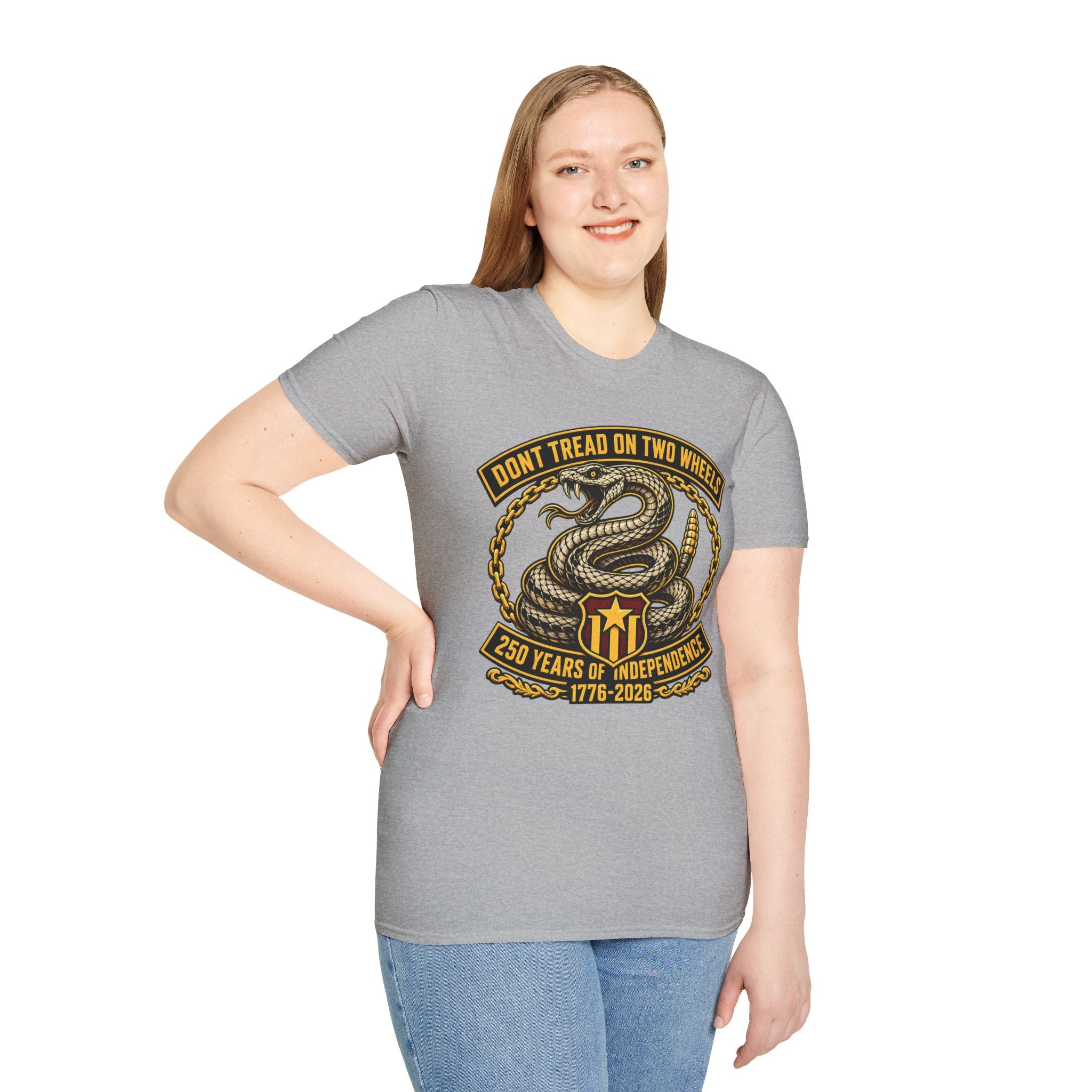 DON'T TREAD ON TWO WHEELS T-SHIRT