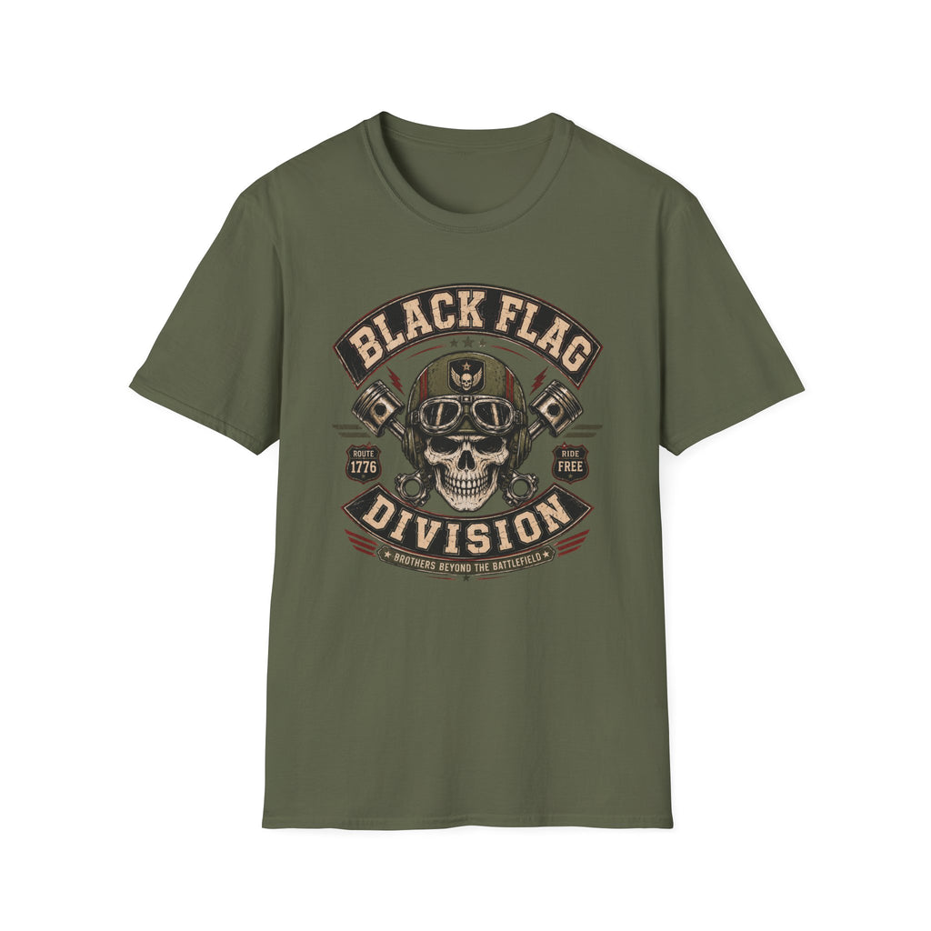 Black Flag Division Skull T-Shirt