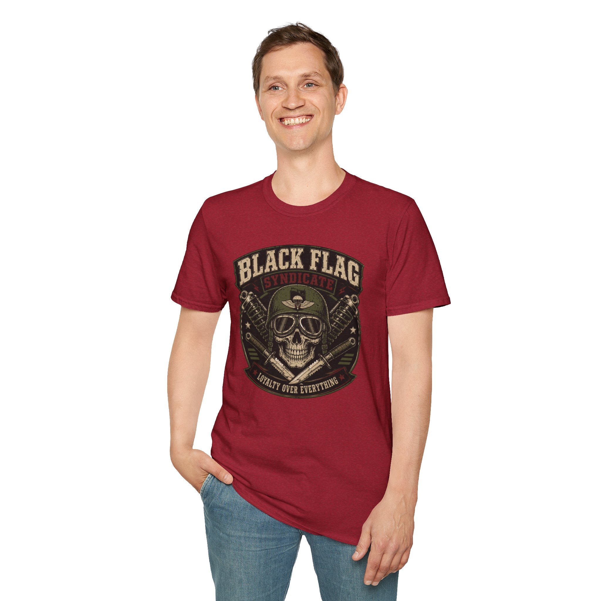 Black Flag Skull Patch T-Shirt