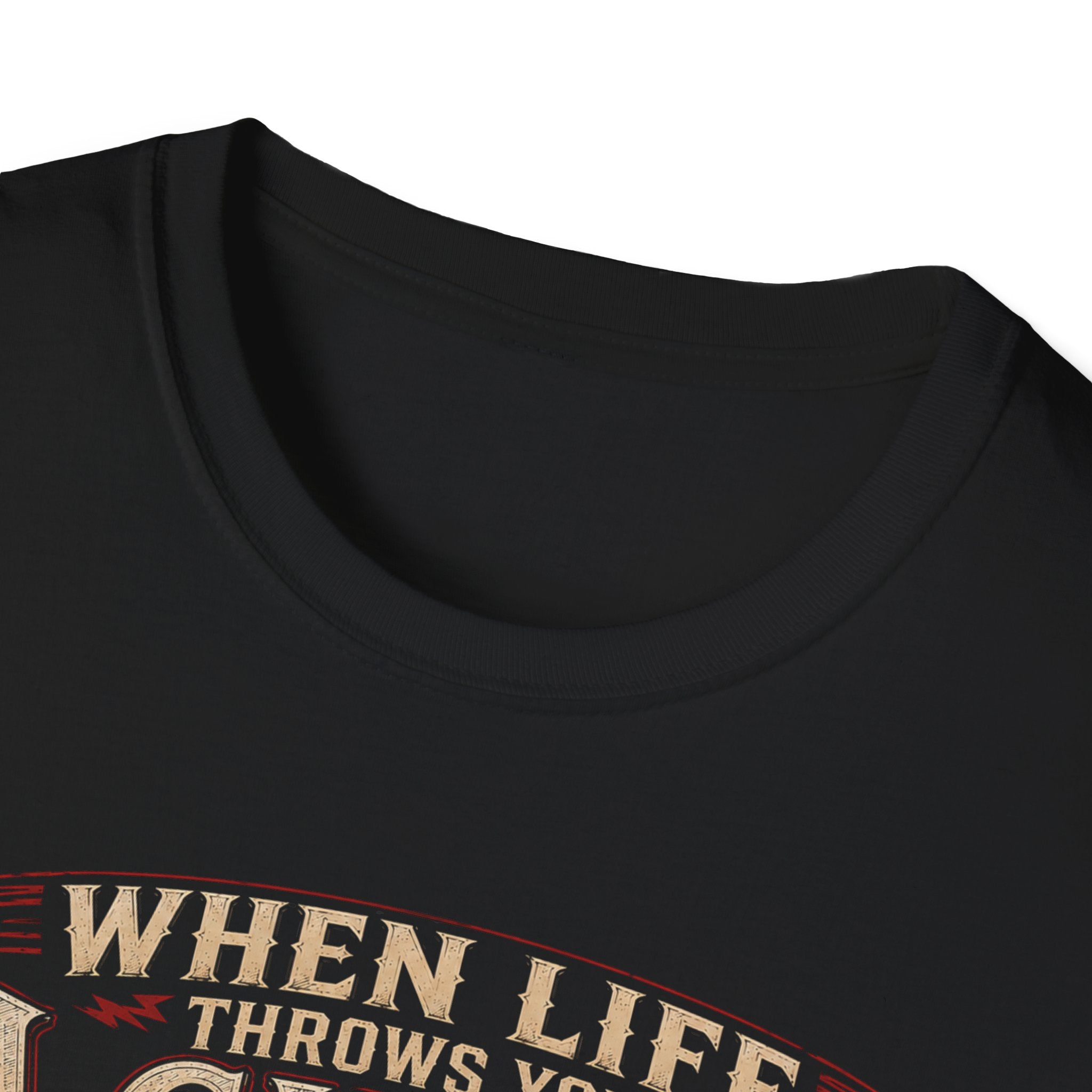 When Life Throws You A Curve Lean Into It T-Shirt
