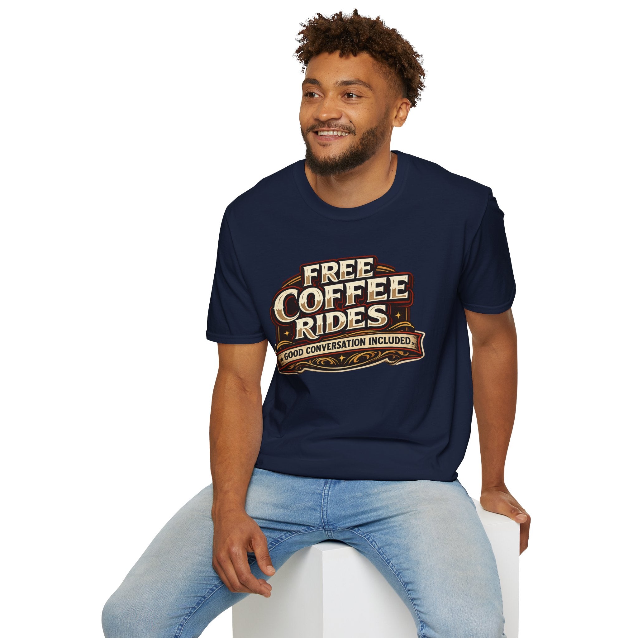 FREE COFFEE RIDES T-Shirt