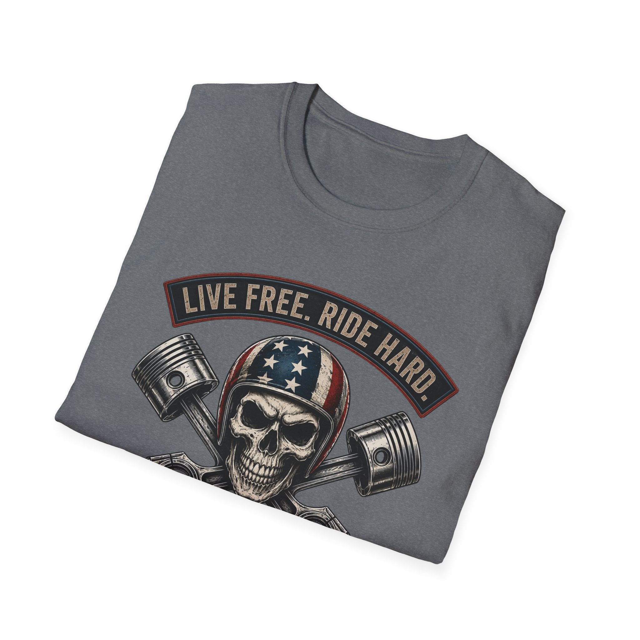 LIVE FREE RIDE HARD - 250TH ANNIVERSARY T-SHIRT