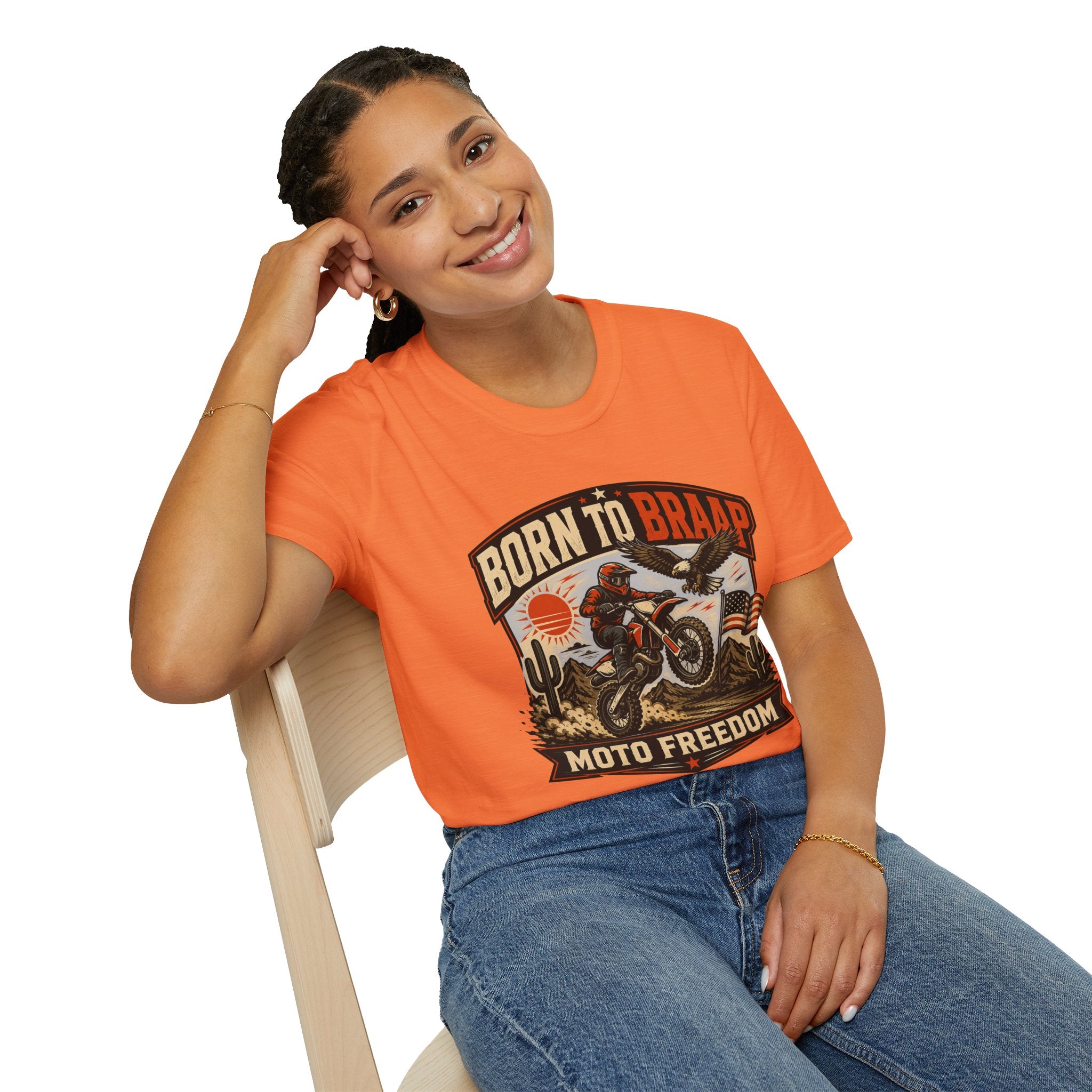 Born to Braap Moto Freedom T-Shirt