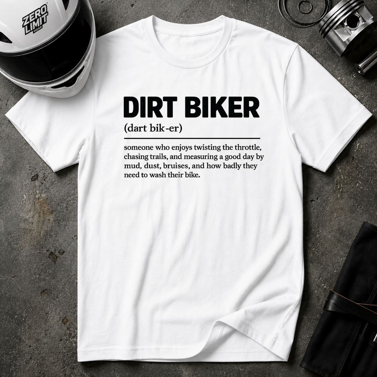 Dirt Biker Definition T-Shirt
