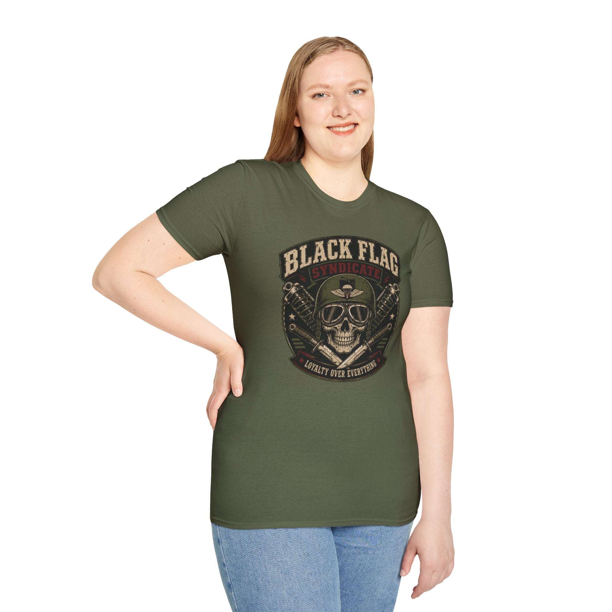 Black Flag Skull Patch T-Shirt
