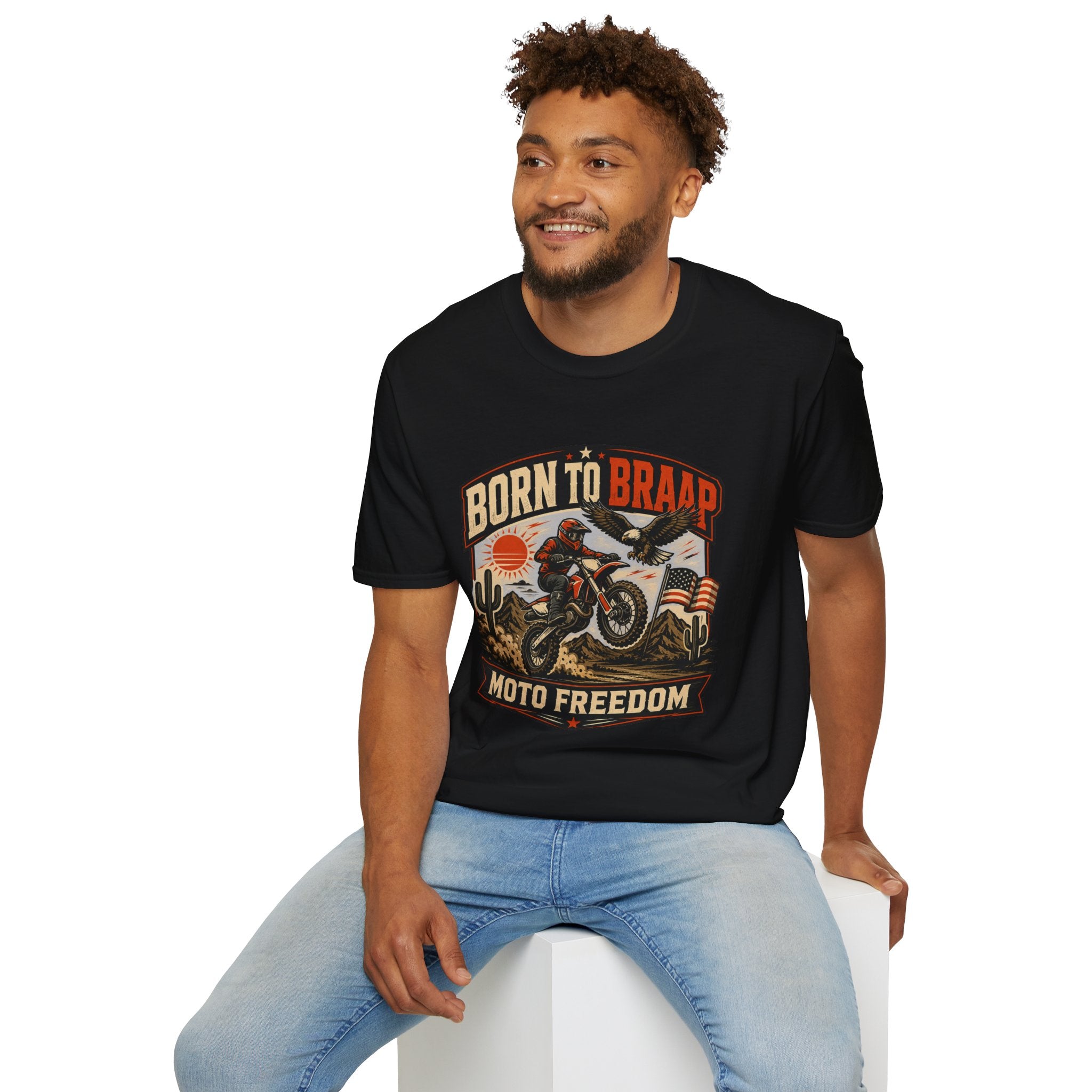 Born to Braap Moto Freedom T-Shirt