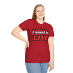 CHECK YOUR MIRRIORS, I WANT TO LIVE T-SHIRT