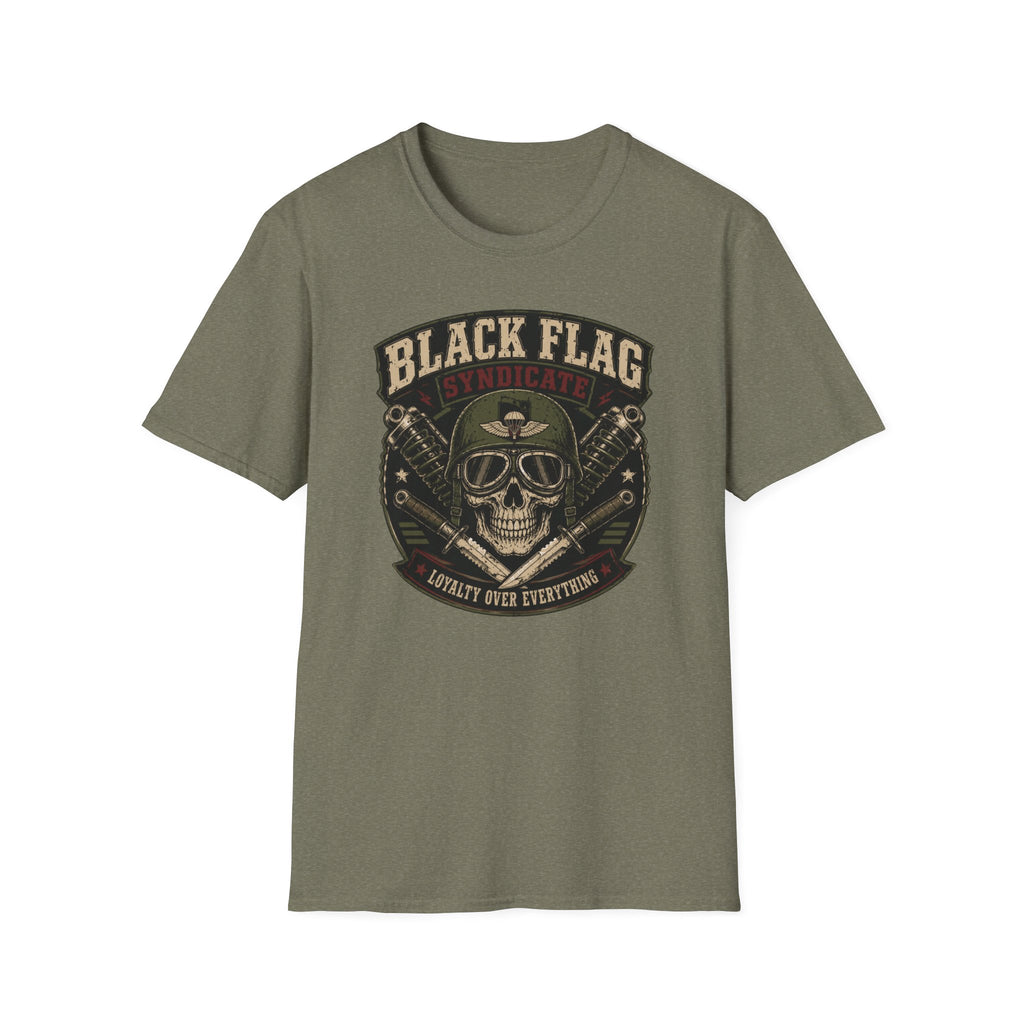 Black Flag Skull Patch T-Shirt
