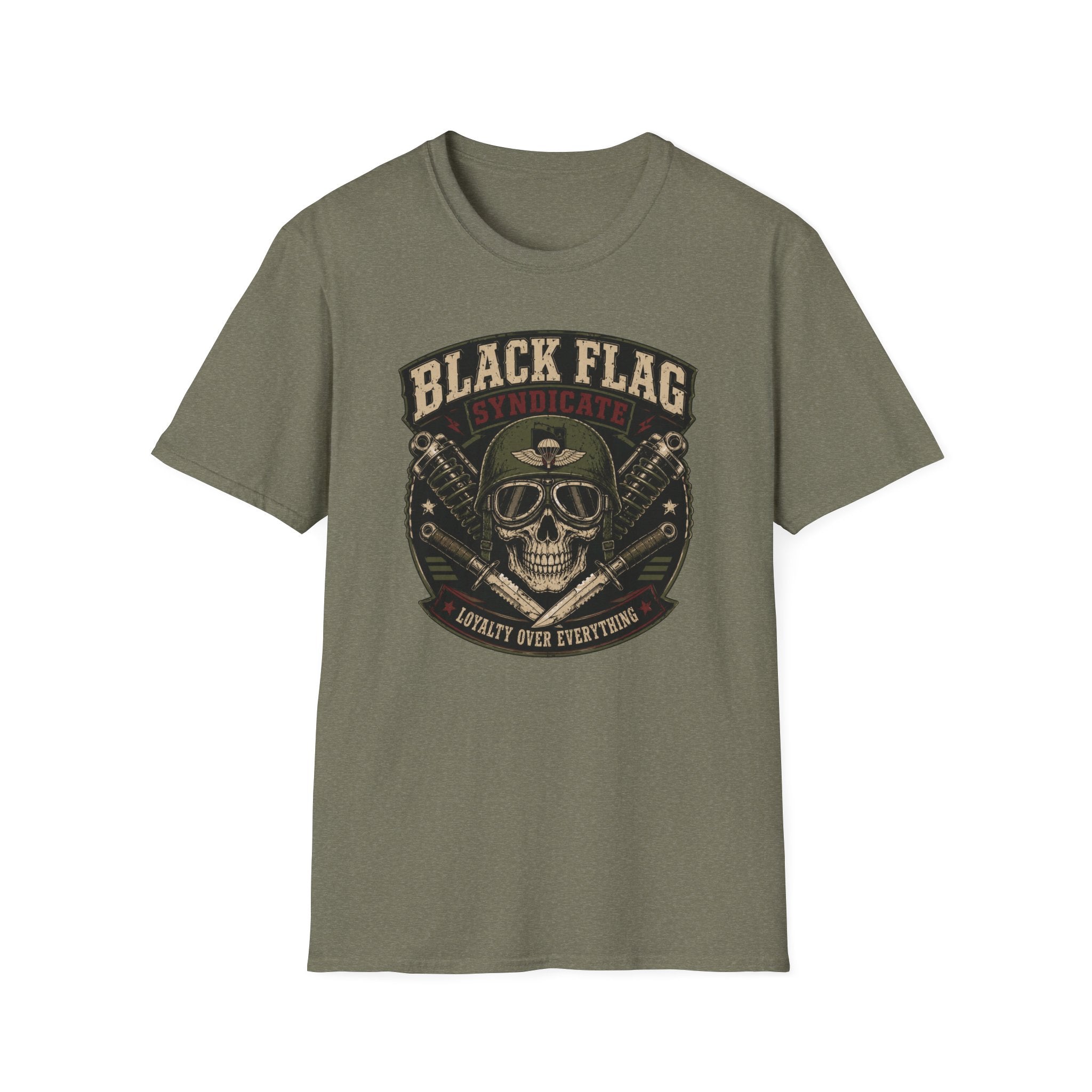 Black Flag Skull Patch T-Shirt