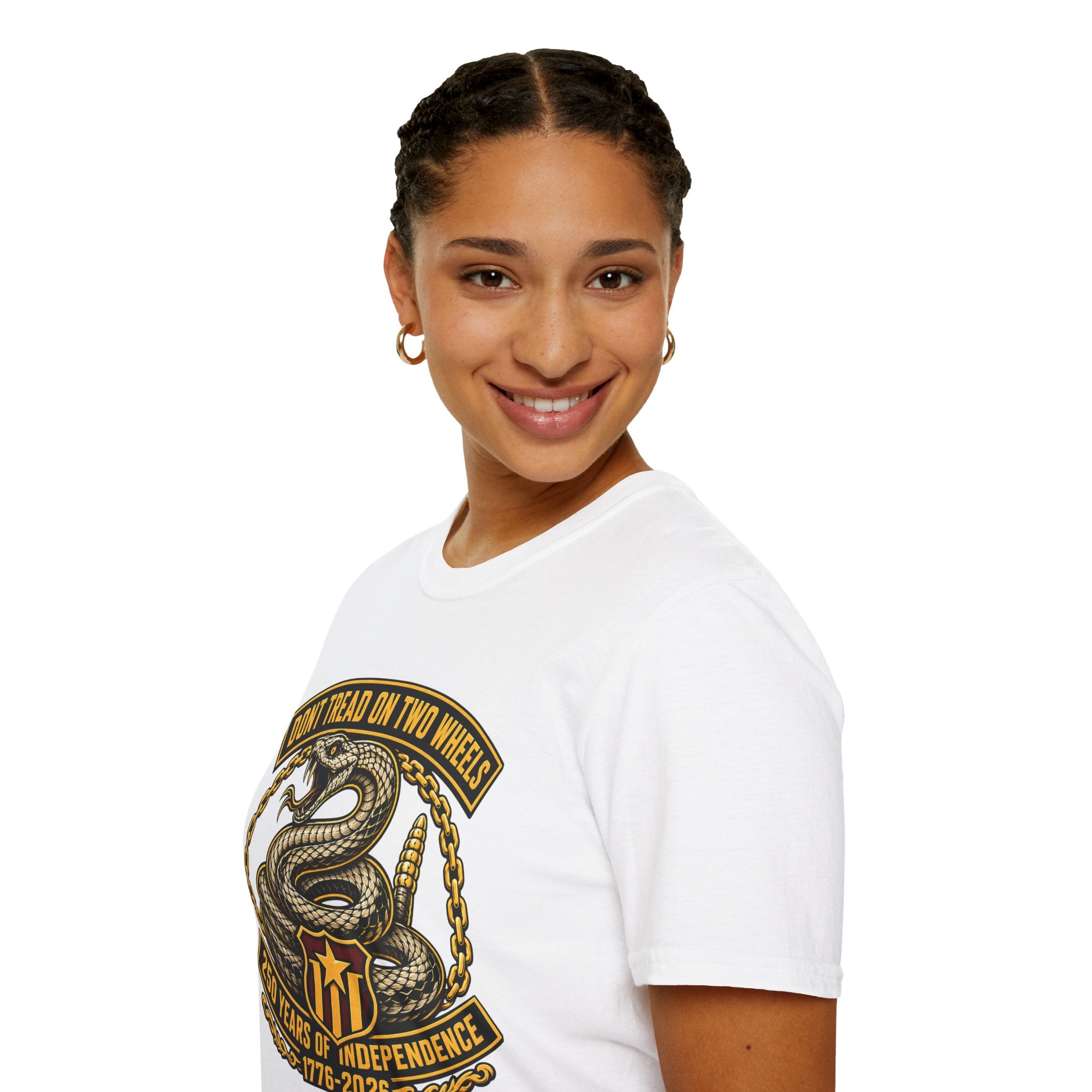DON'T TREAD ON TWO WHEELS T-SHIRT