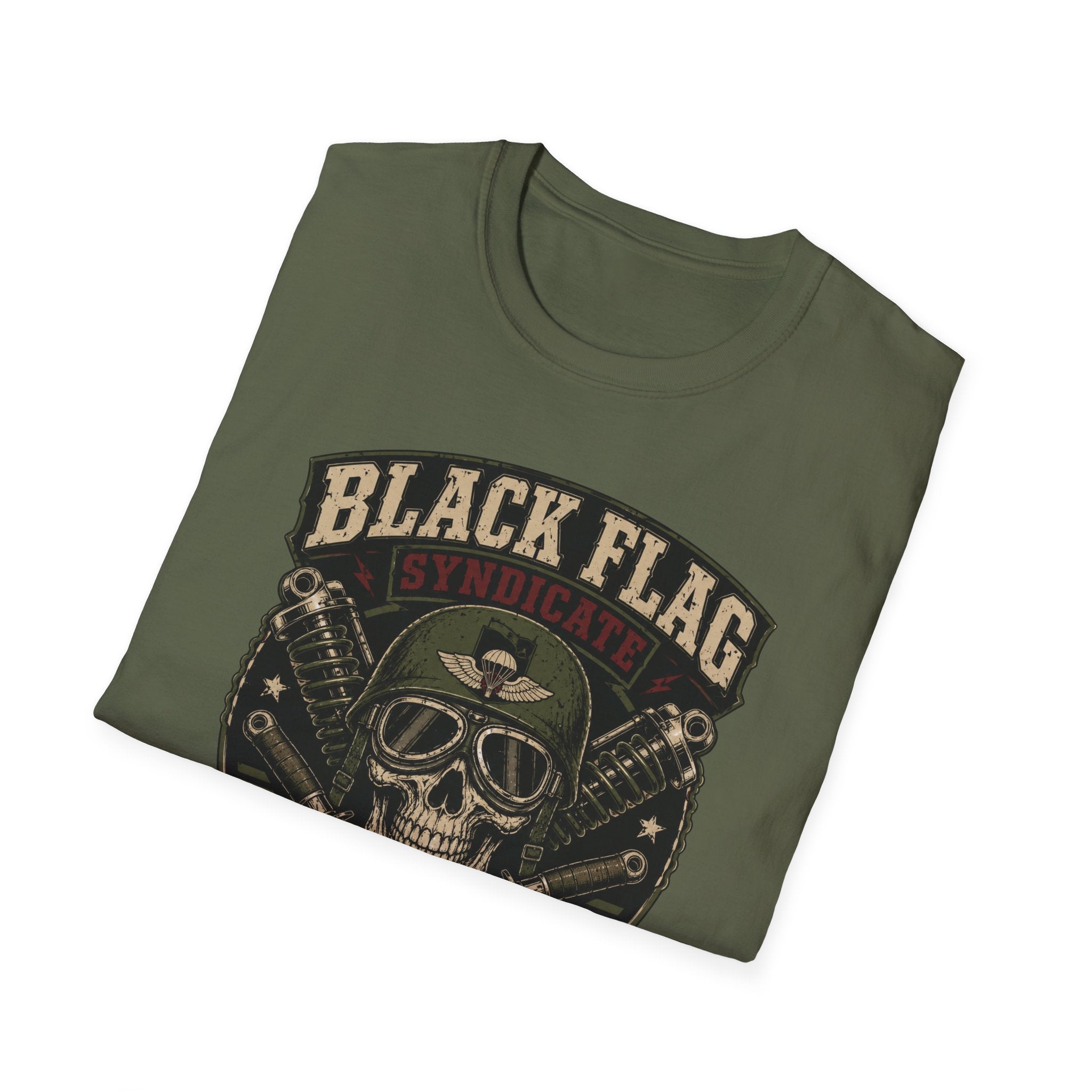 Black Flag Skull Patch T-Shirt