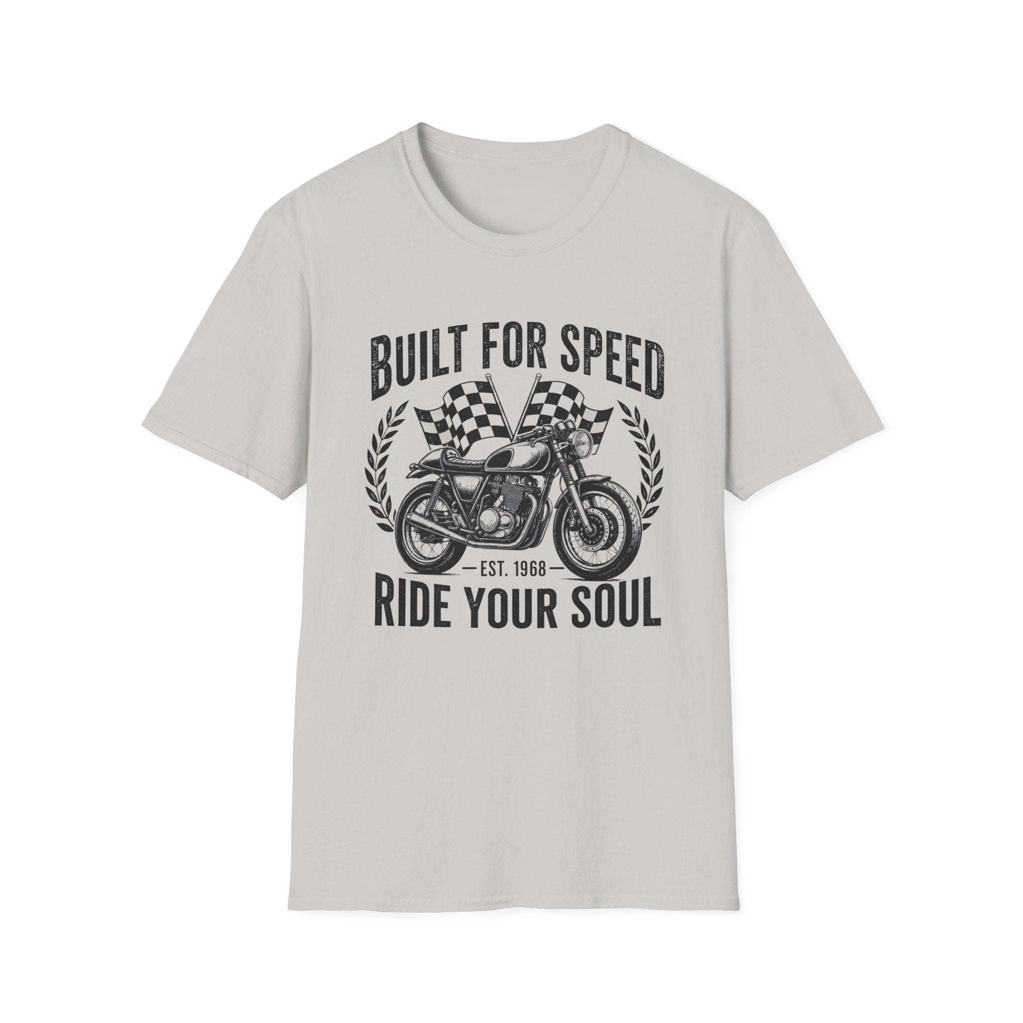 "Built for Speed, Ride Your Soul" Vintage Bike Tee
