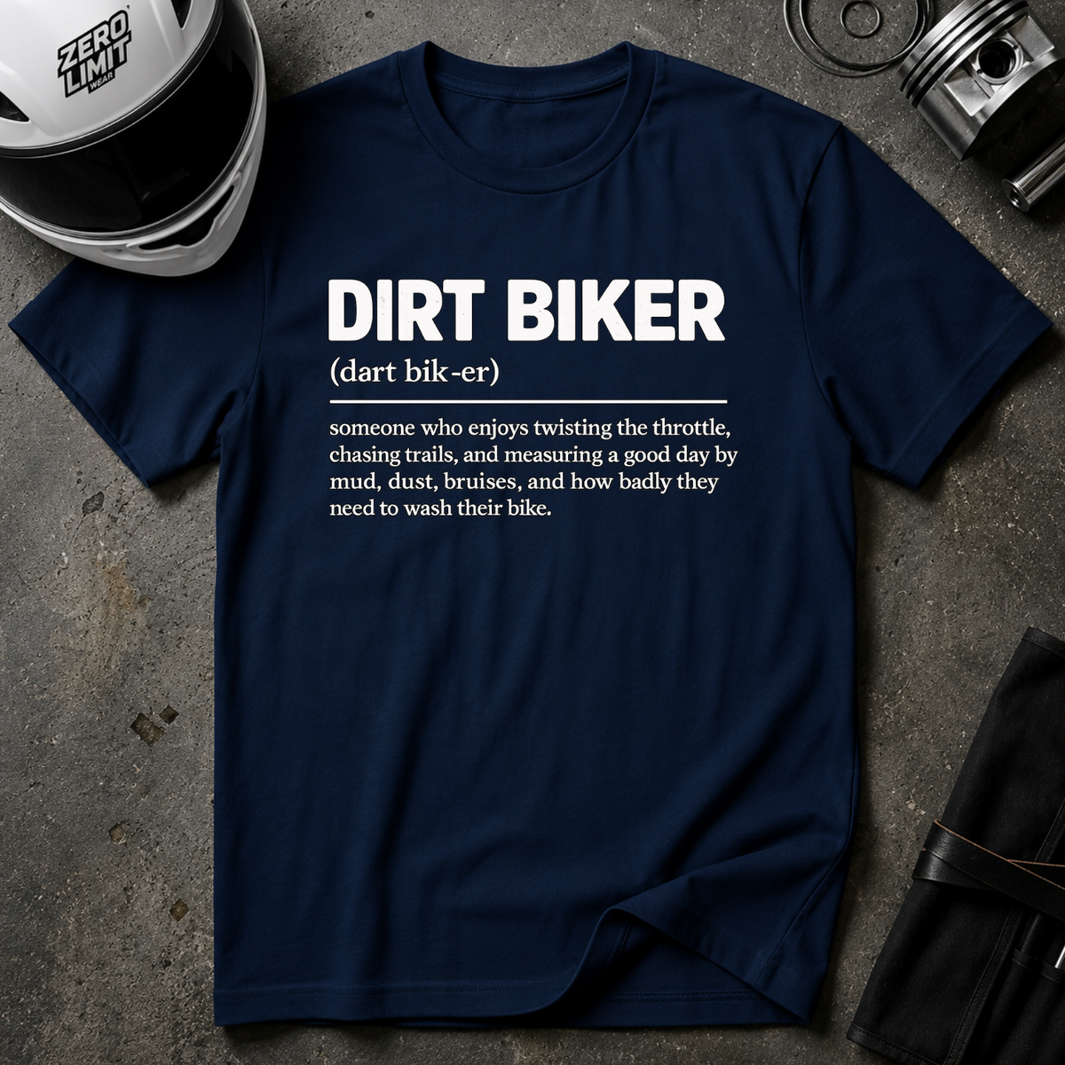 Dirt Biker Definition T-Shirt