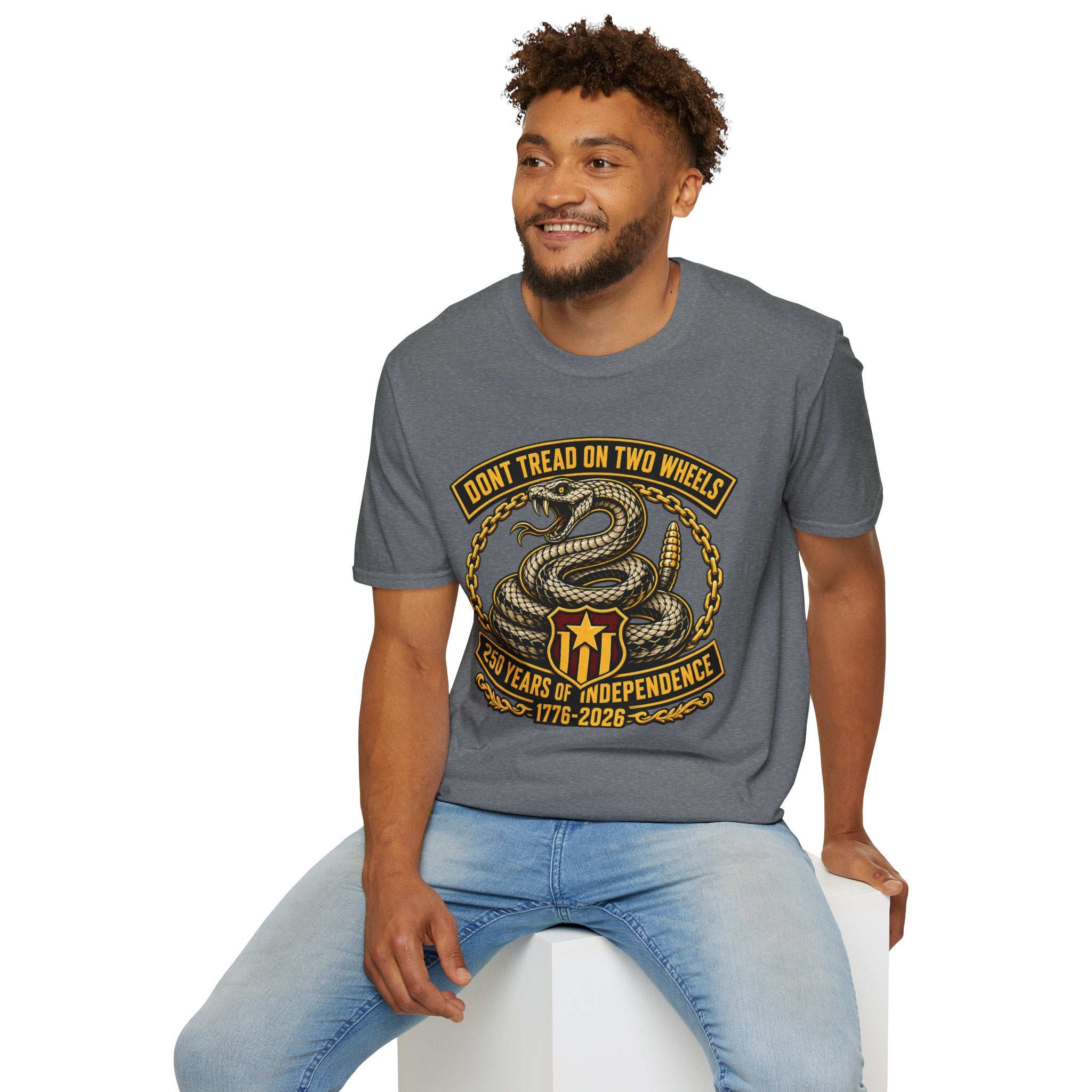 DON'T TREAD ON TWO WHEELS T-SHIRT