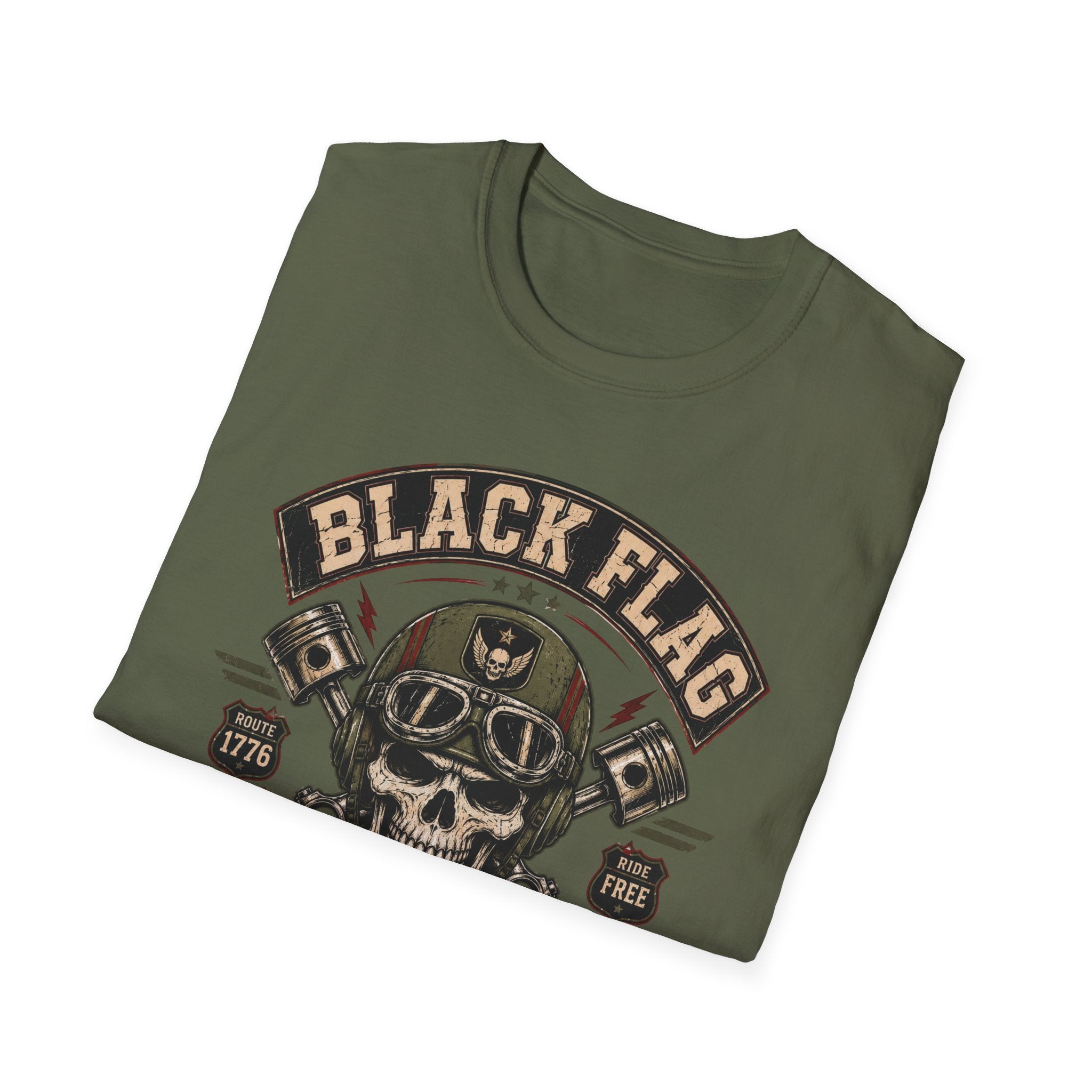 Black Flag Division Skull T-Shirt