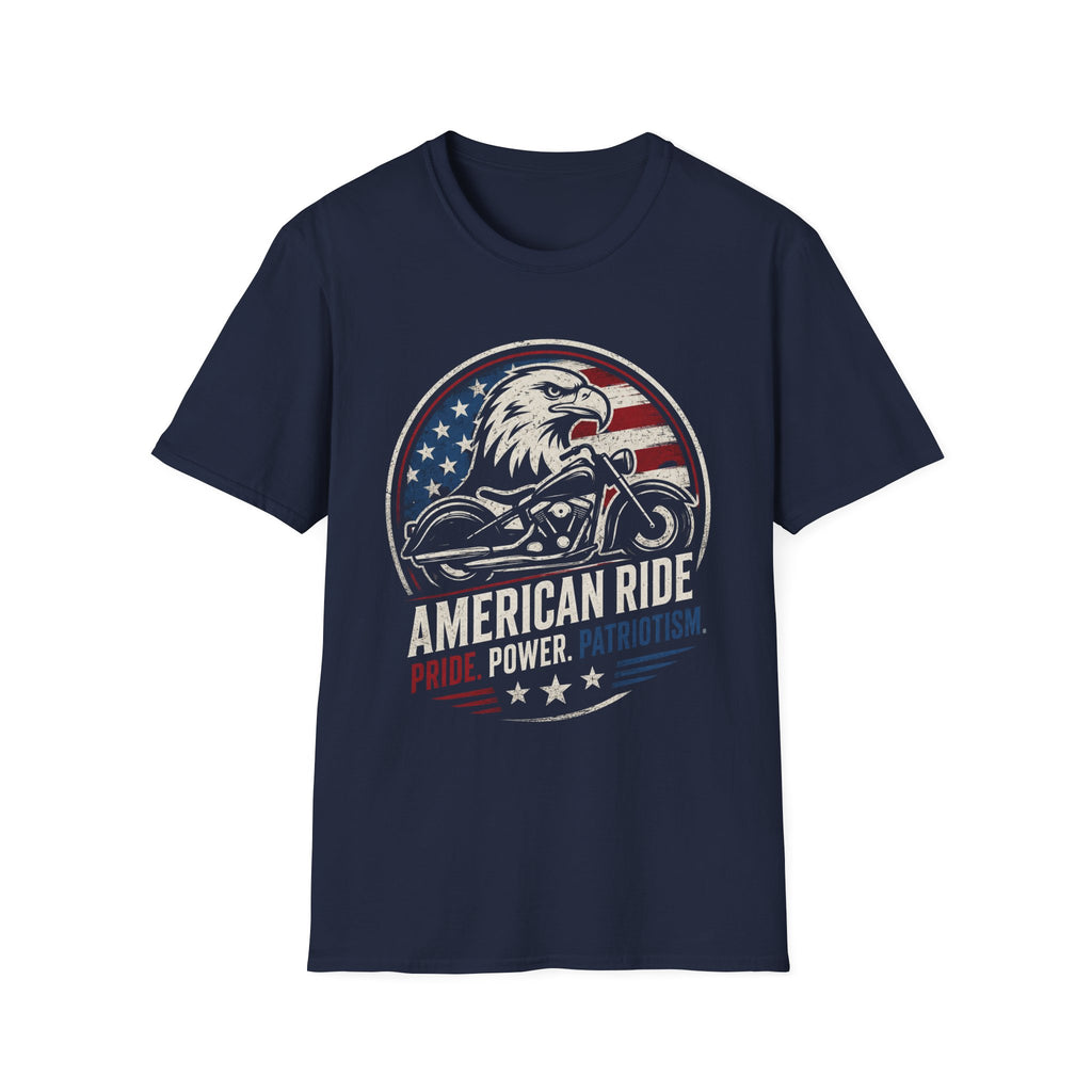 American Ride Pride. Power. Patriotism T-Shirt