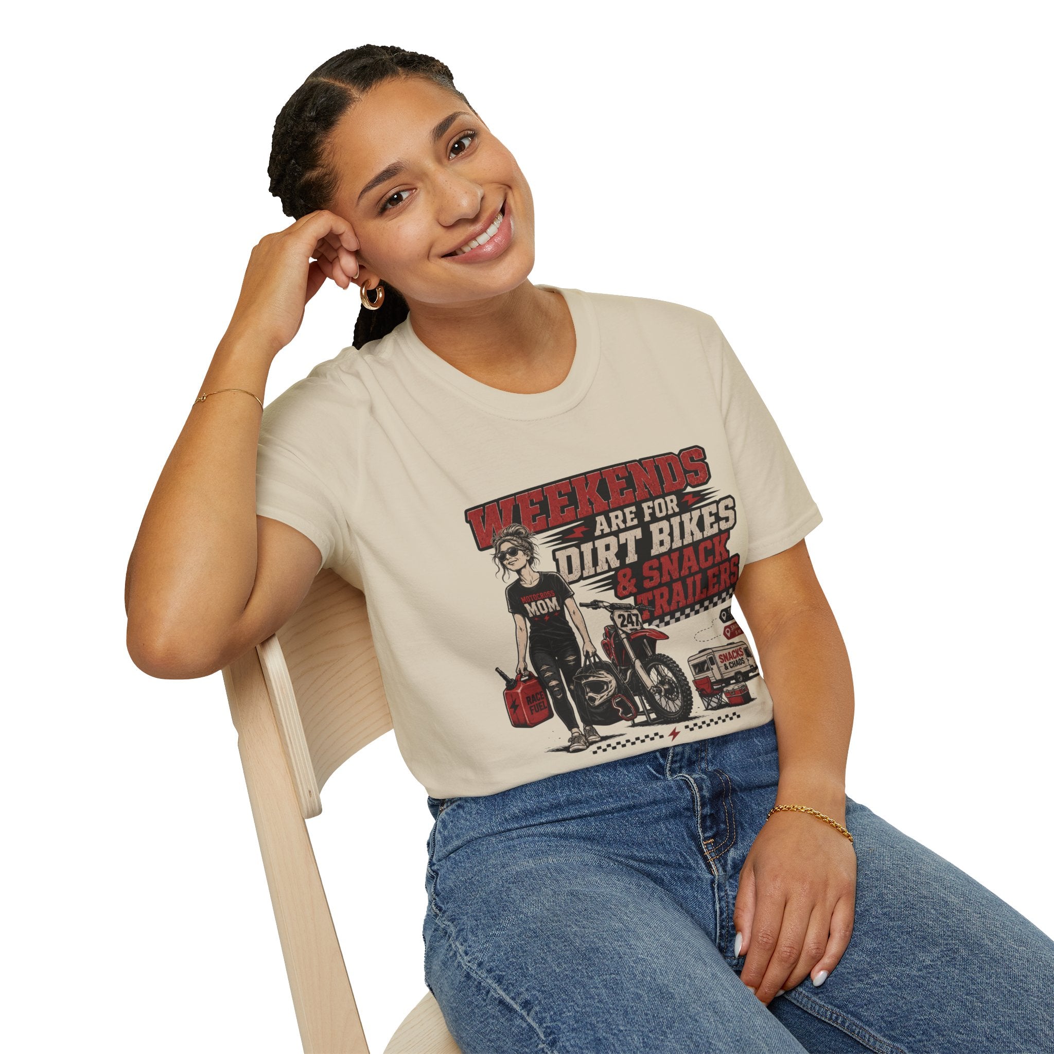 Weekends Are For Dirt Bikes & Snack Trailers T-Shirt