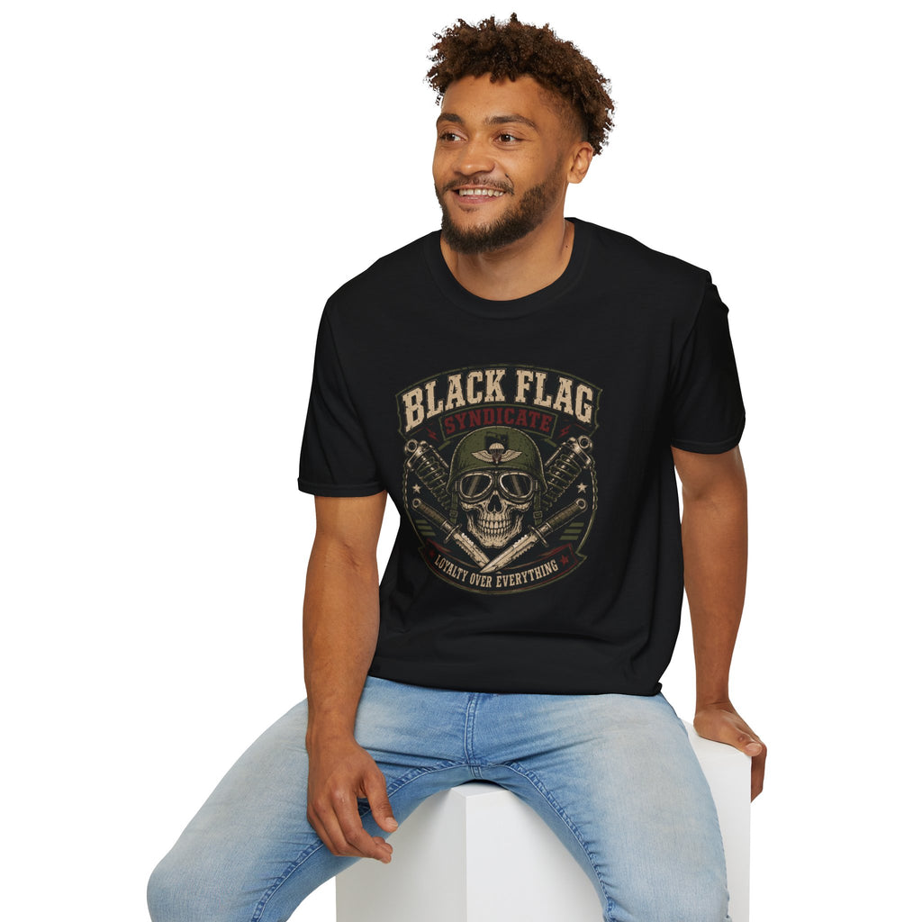 Black Flag Skull Patch T-Shirt