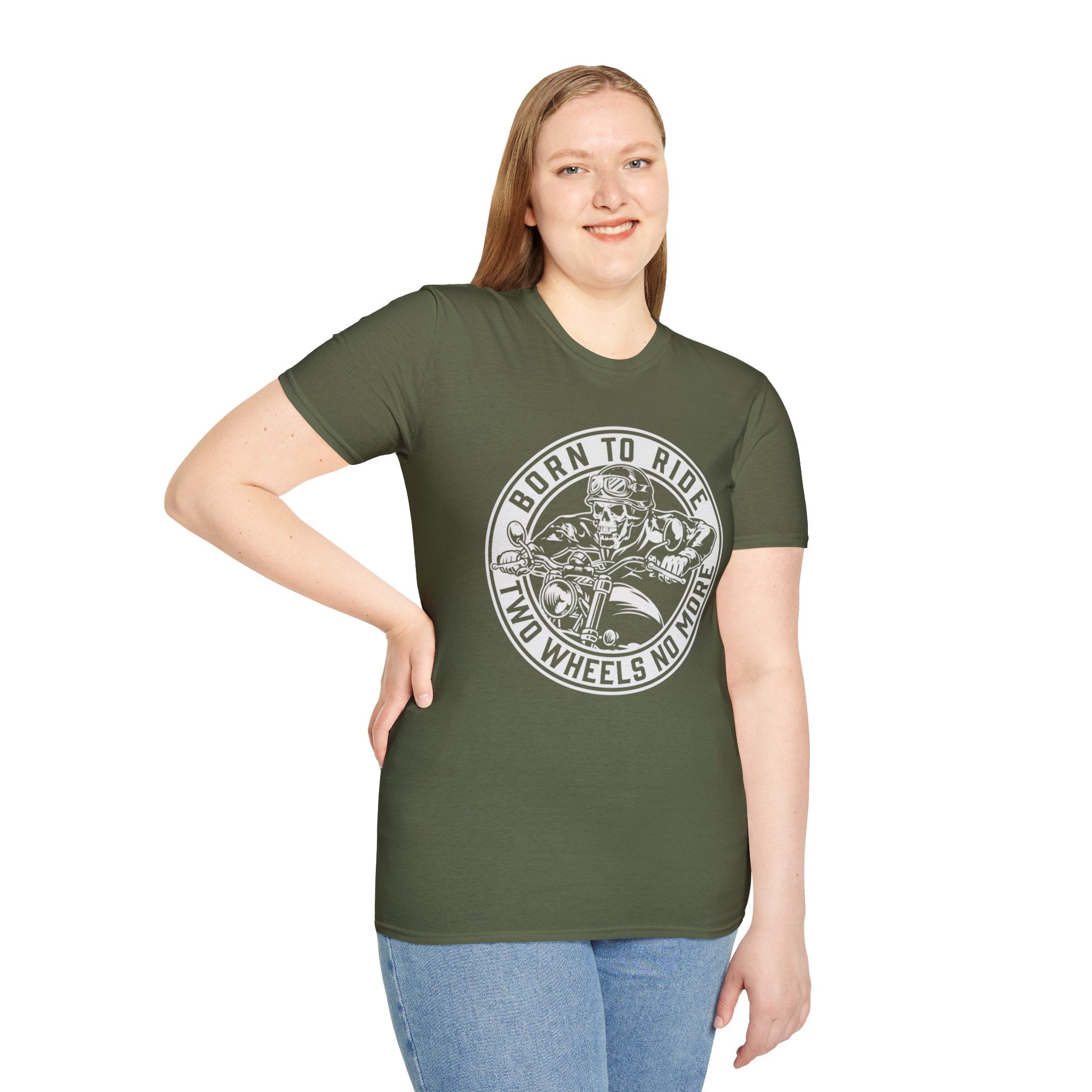 BORN TO RIDE TWO WHEELS, NO MORE T-Shirt