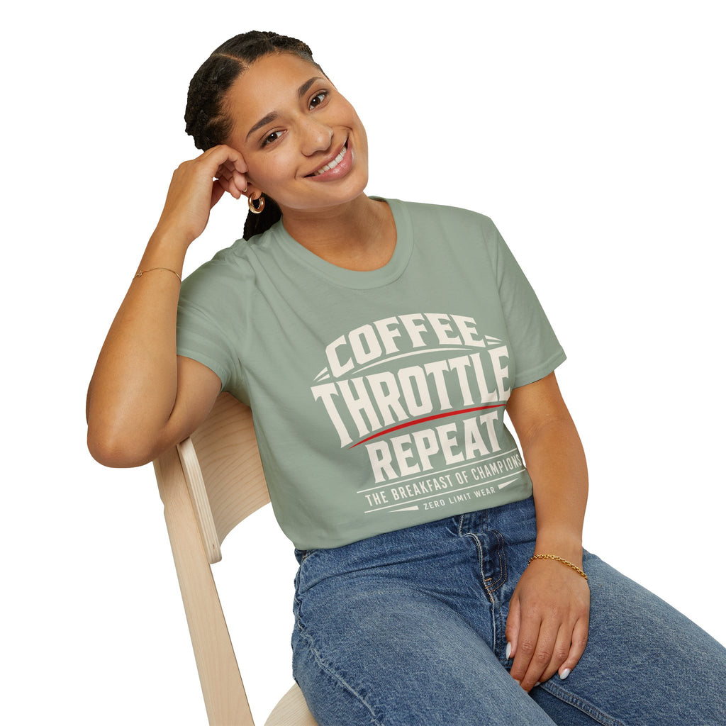 COFFEE THROTTLE REPEAT T-Shirt